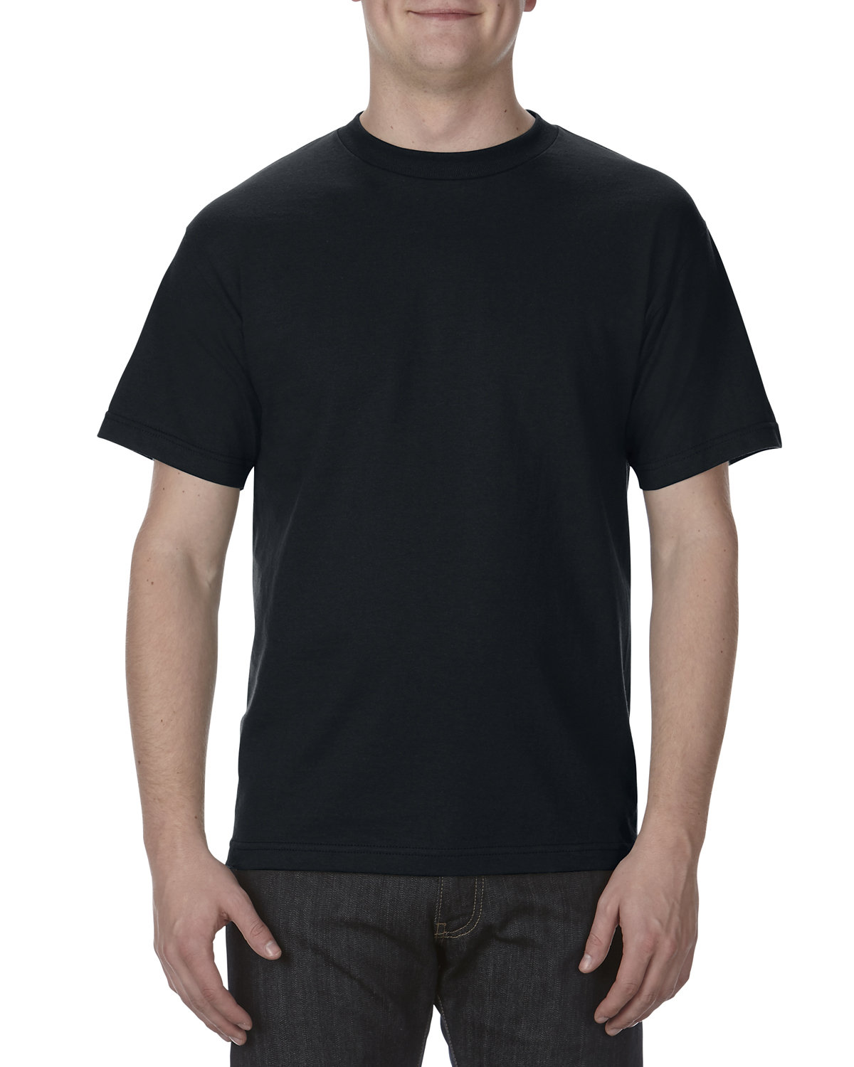 American Apparel AL1301 Adult 6.0 oz., 100% Cotton T-Shirt - Black - 4XL