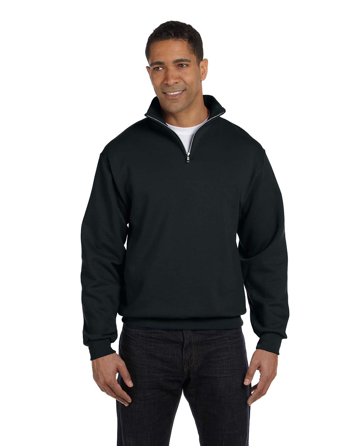 Jerzees 995M | NuBlend ® 1/4-Zip Cadet Collar Sweatshirt | ShirtSpace