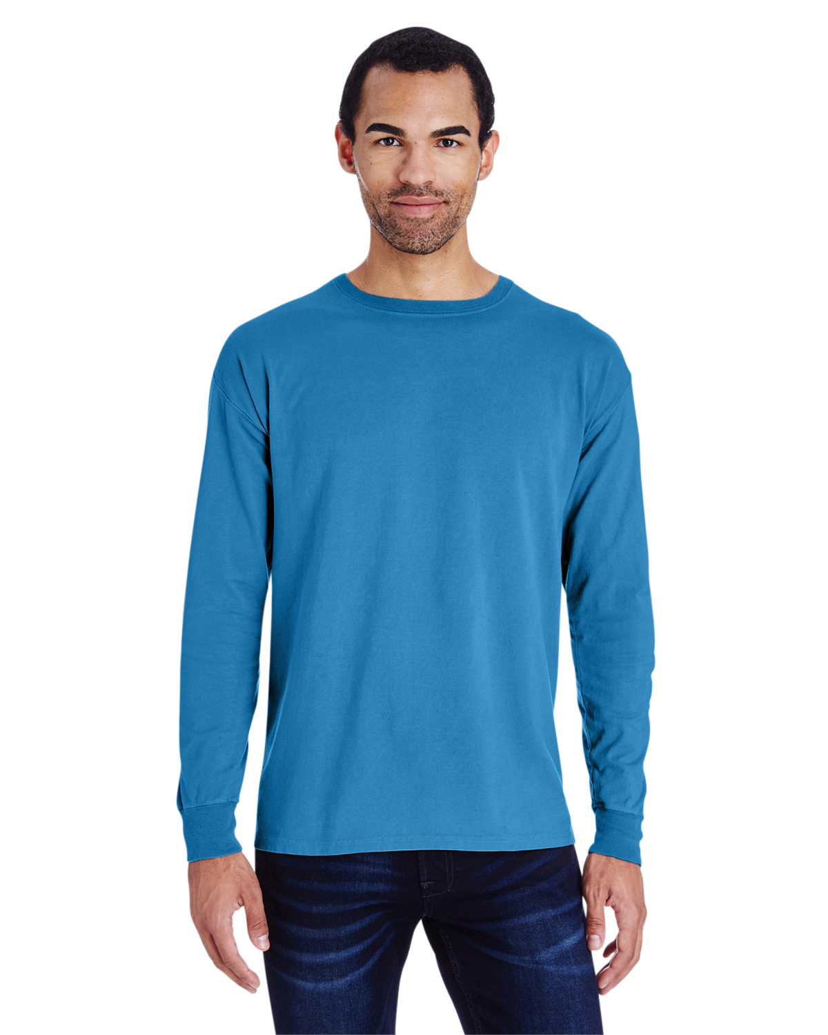 Samaki X TWAM Breeze Vented Long Sleeve Shirt - Pacific Blue