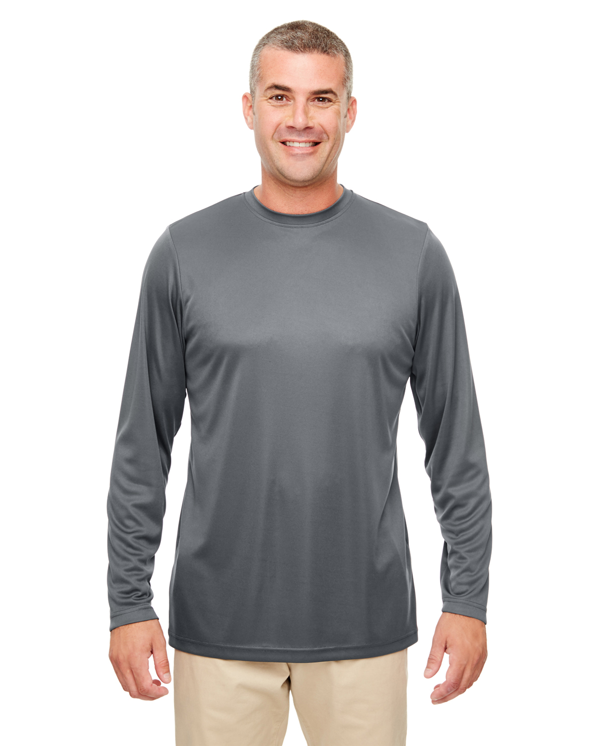 komponent binding sædvanligt UltraClub 8622 | Men's Cool & Dry Performance Long-Sleeve Top | ShirtSpace