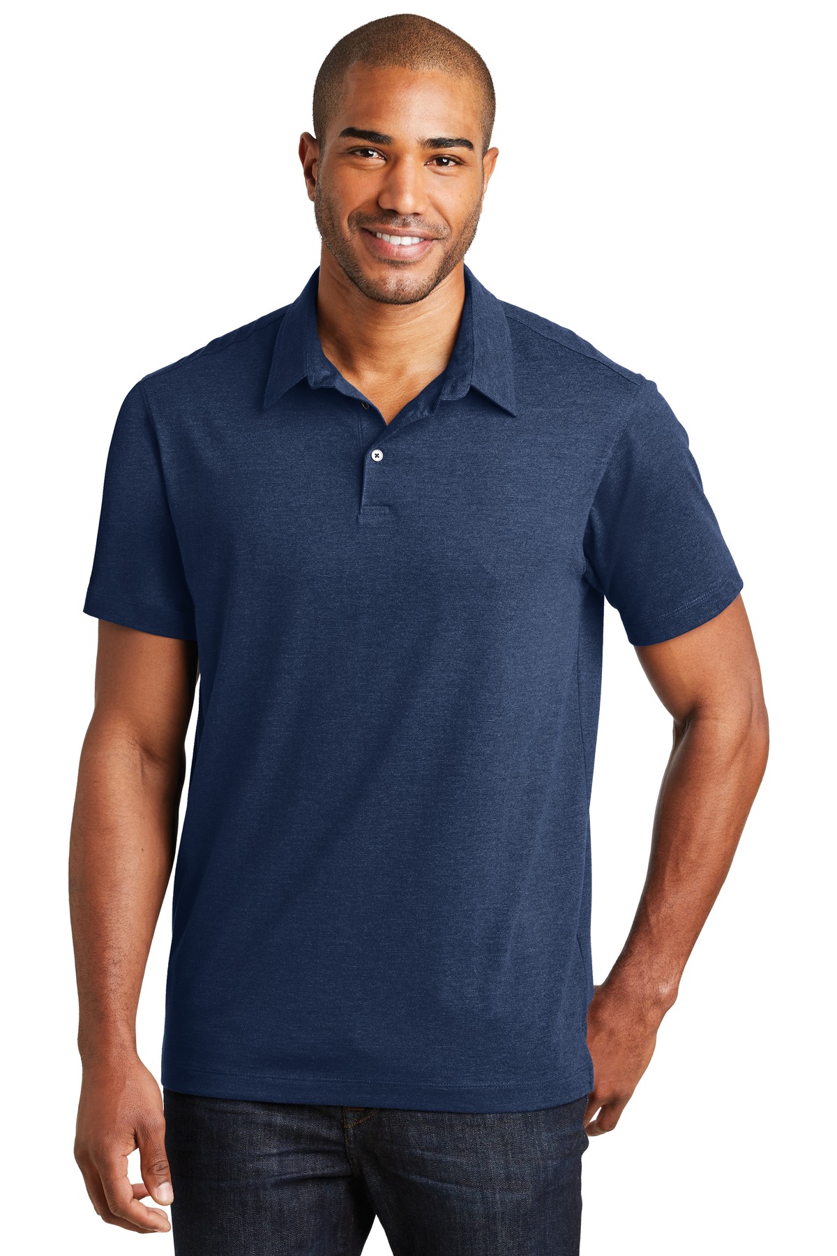 | K577 ShirtSpace Cotton Polo Port | Blend Authority Meridian