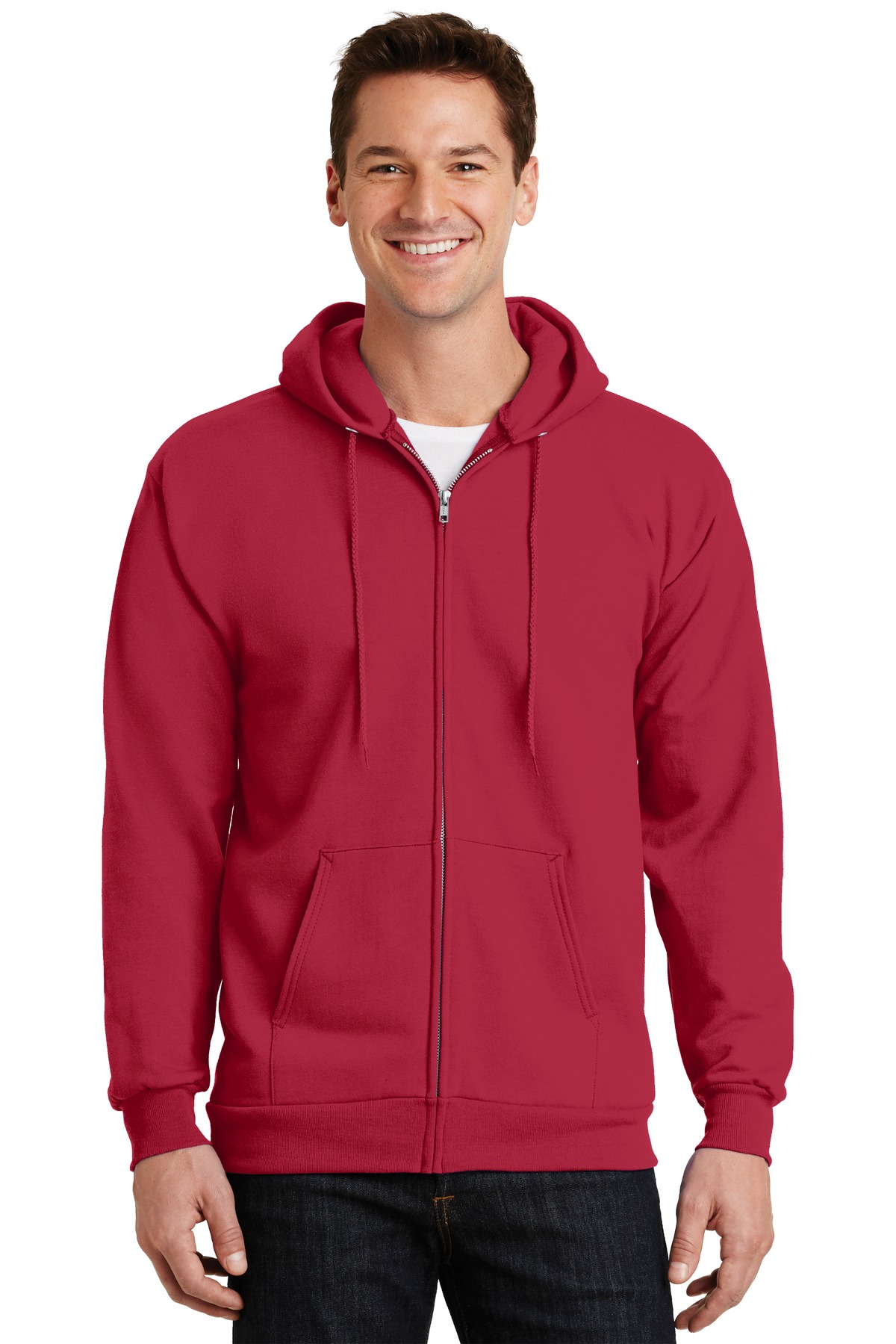 Port & Company Essential Fleece Full-Zip Hoodie