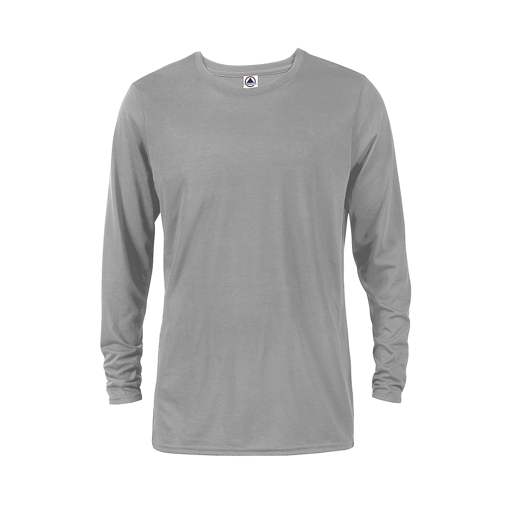 SanMar Lady Colts Long Sleeve Dri-Fit Tee Royal / Grey / Adult Large