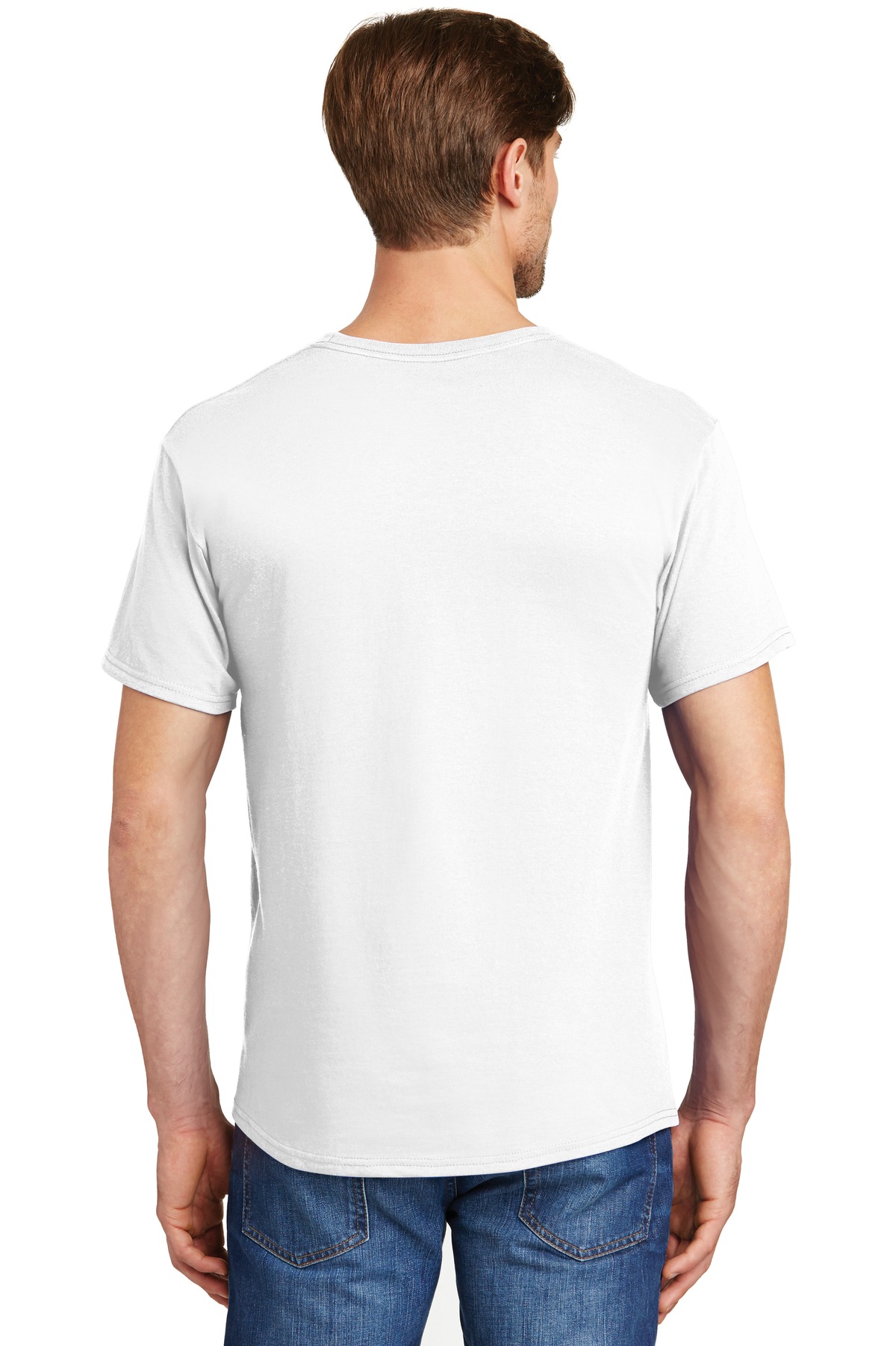 Hanes ComfortSoft T-shirt Manica Corta Uomo, Girocollo, 100% Cotone, Colore Fatigue Green