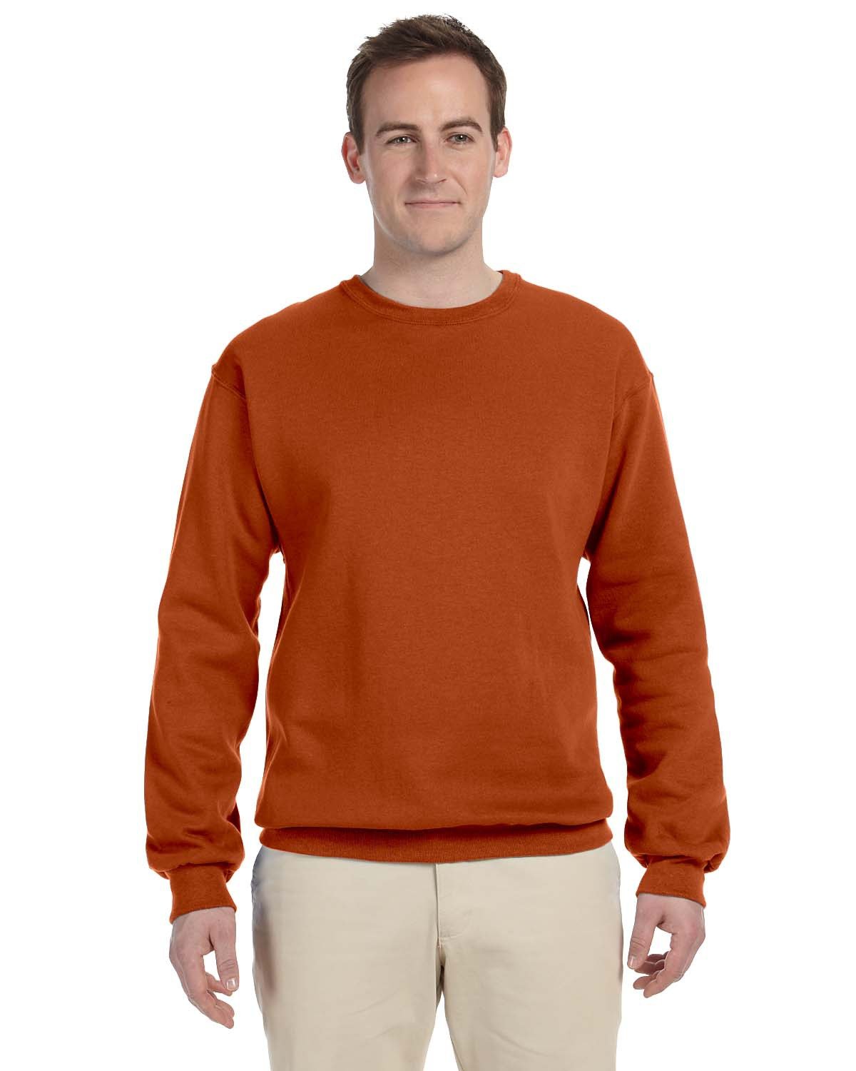 Jerzees Men's 8 Oz. NuBlend Fleece Crewneck Sweatshirt - Black, Medium