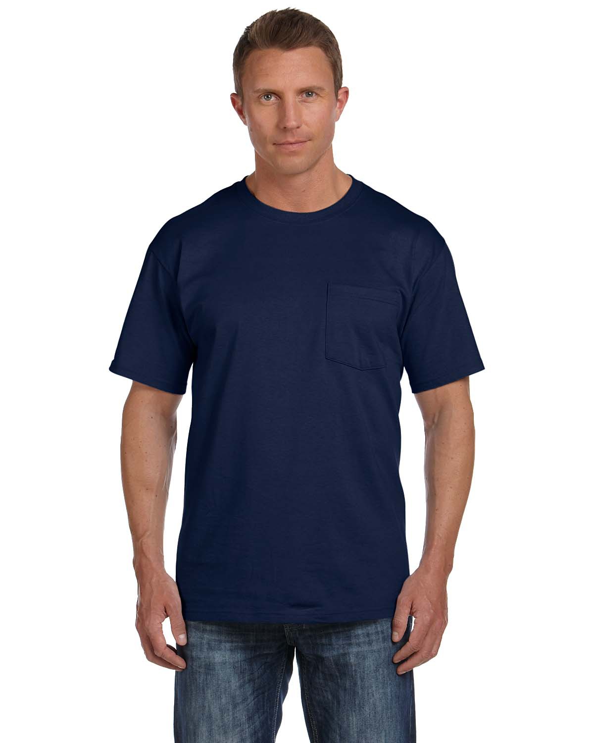 Fruit of the loom gray pocket hot sale t shirts