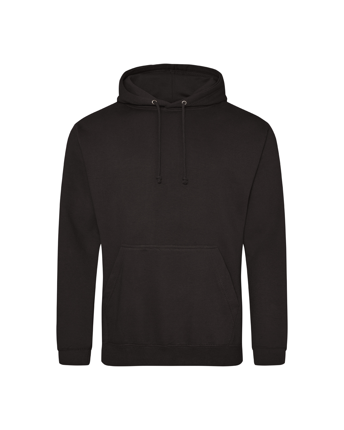 Just Hoods By AWDis JHA001 Men's 80/20 Midweight College Hooded  Sweatshirt–Jet Black (XL)