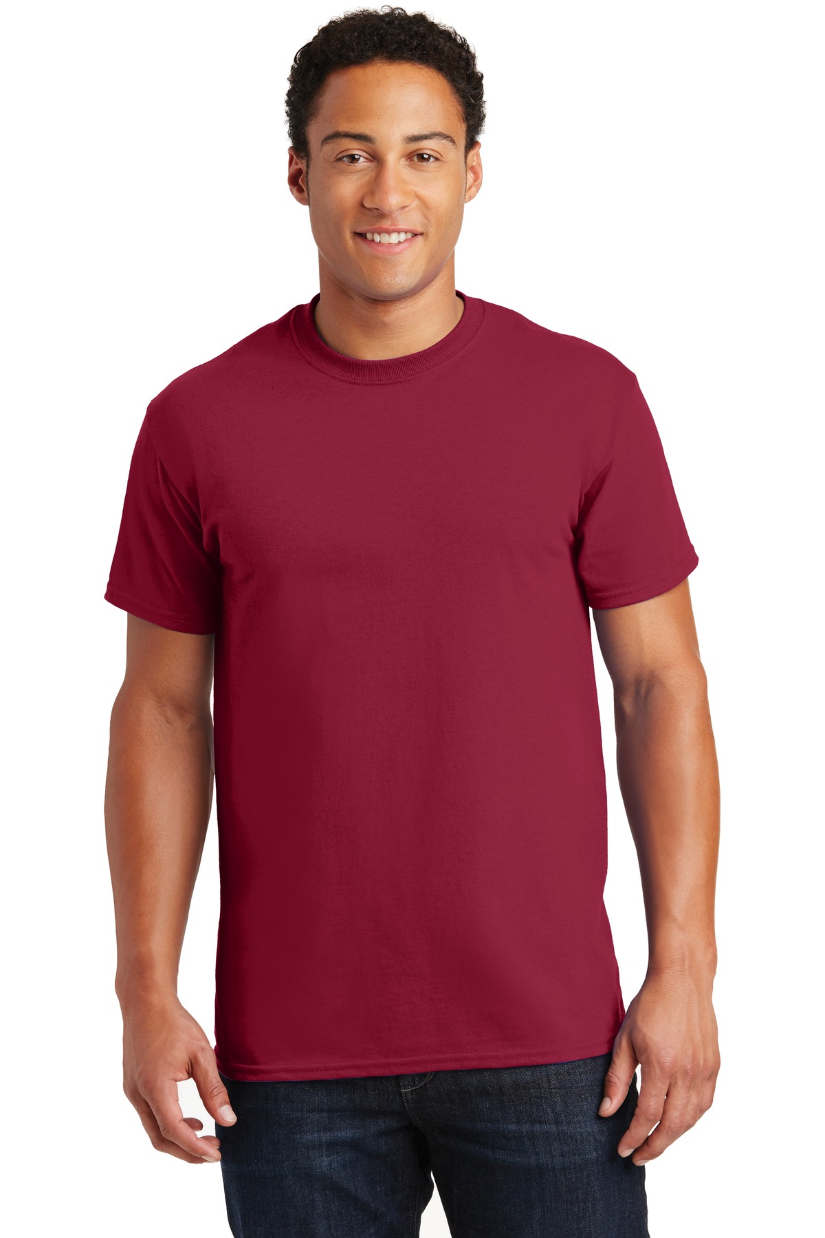 Gildan Heavy Cotton Men's T-Shirt - Cardinal Red, Large