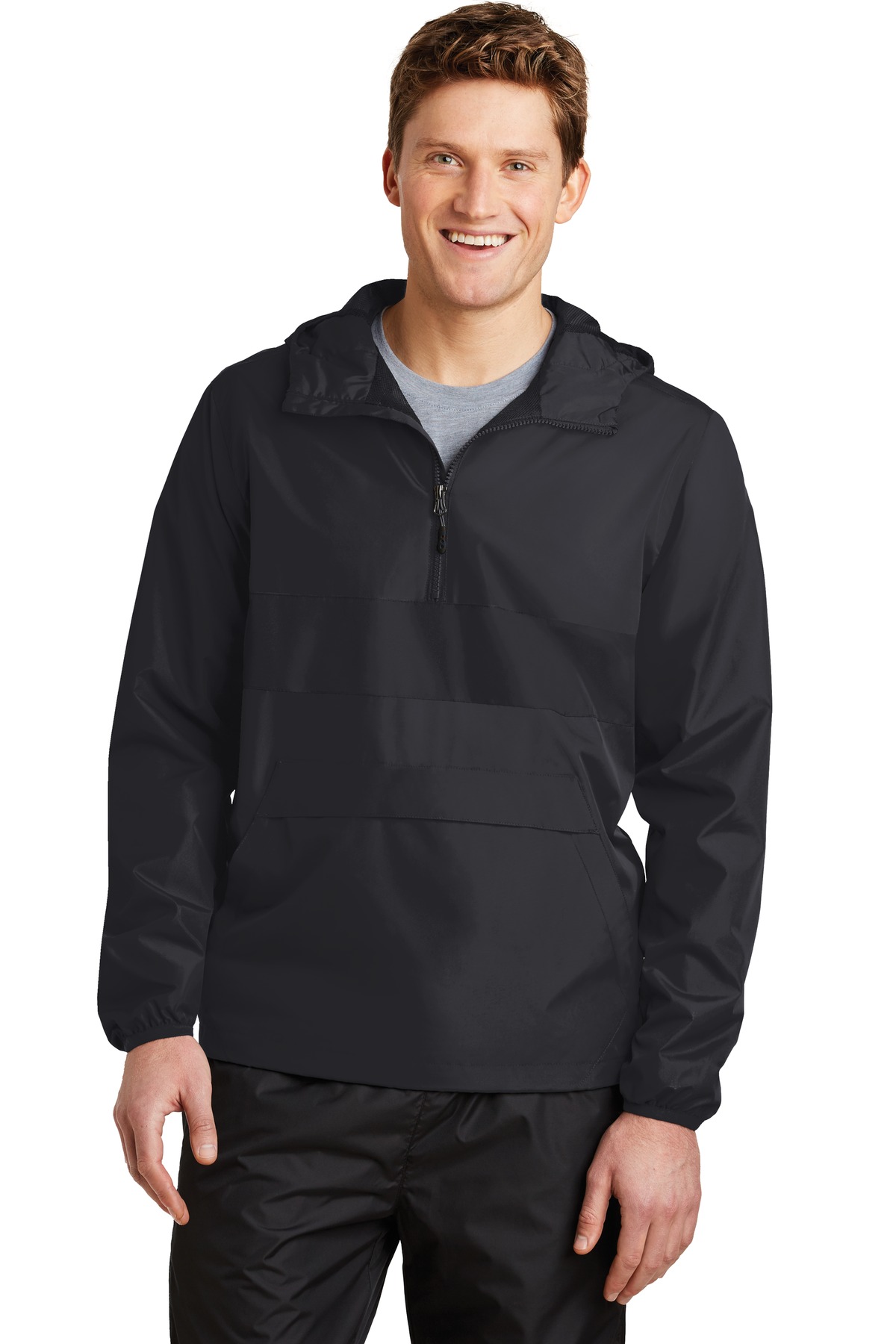SportTek JST65 Zipped Pocket Anorak ShirtSpace
