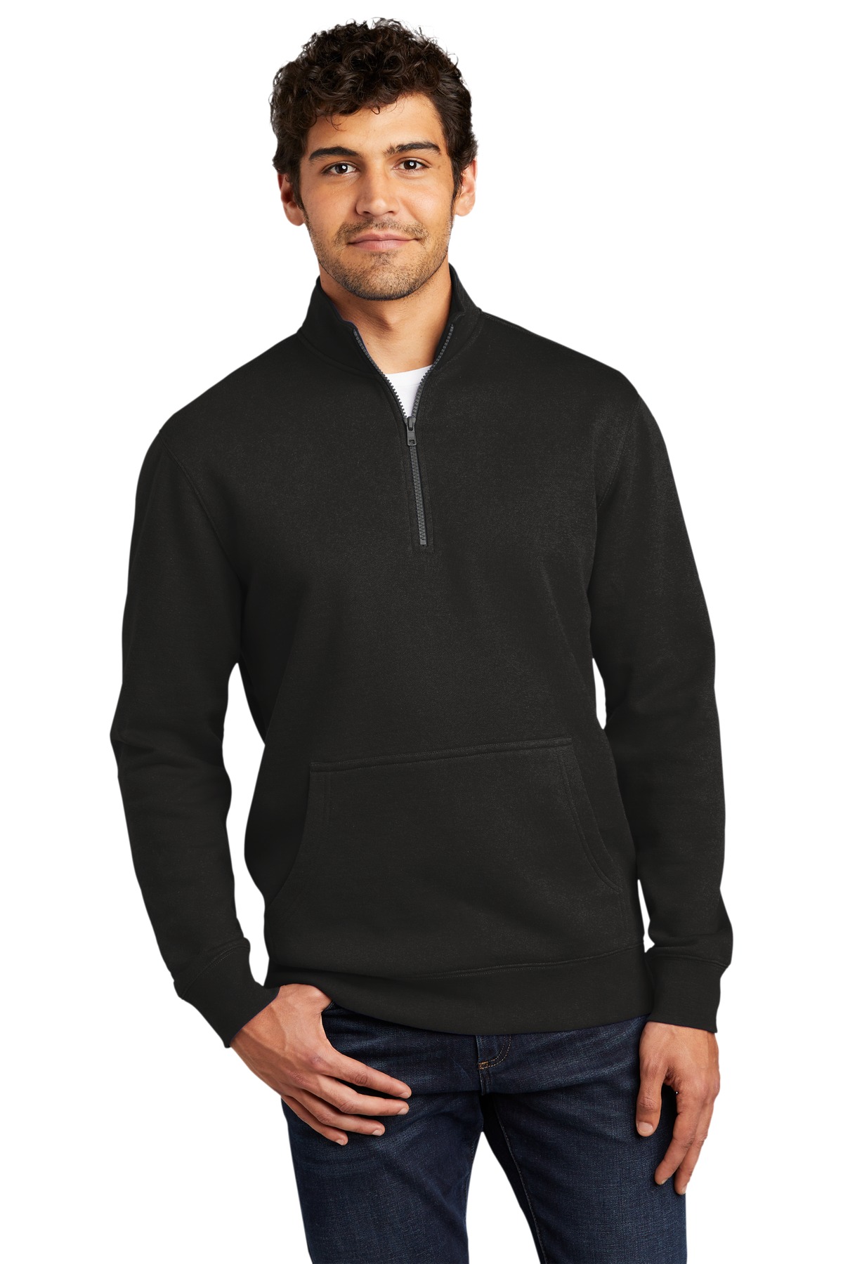 メンズウェア SUZUKI DT6 District DT6106 | V.I.T. ™ Fleece 1/4-Zip | ShirtSpace
