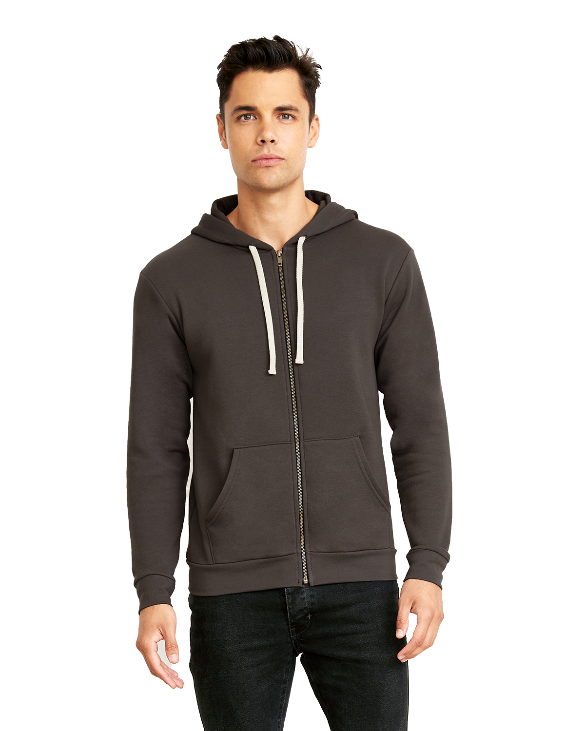 Next level cheap zip hoodie