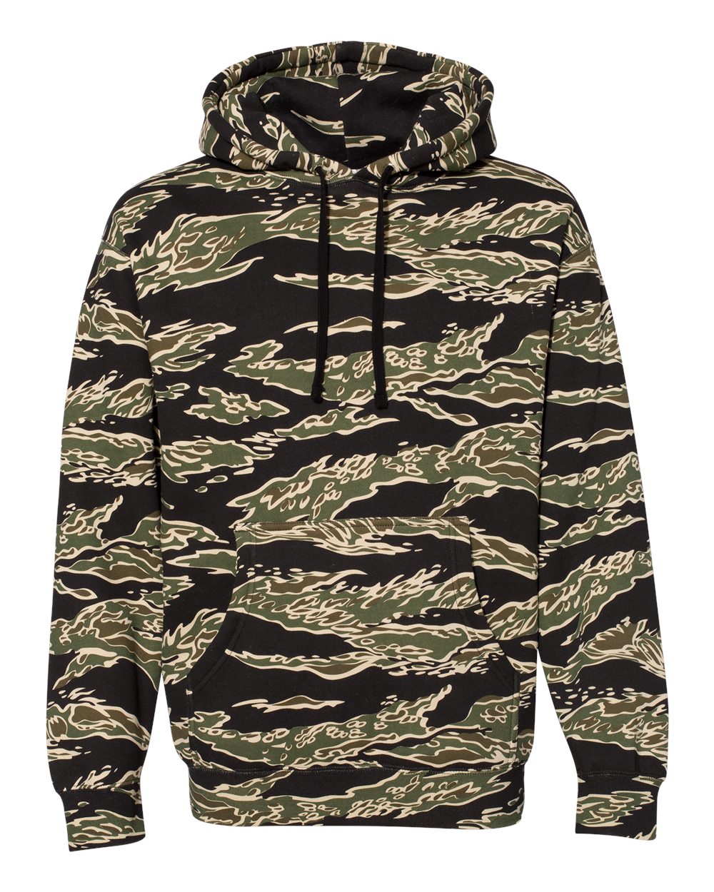 Independent Trading Co. IND4000 Hooded Pullover Sweatshirt - Army Camo - XS
