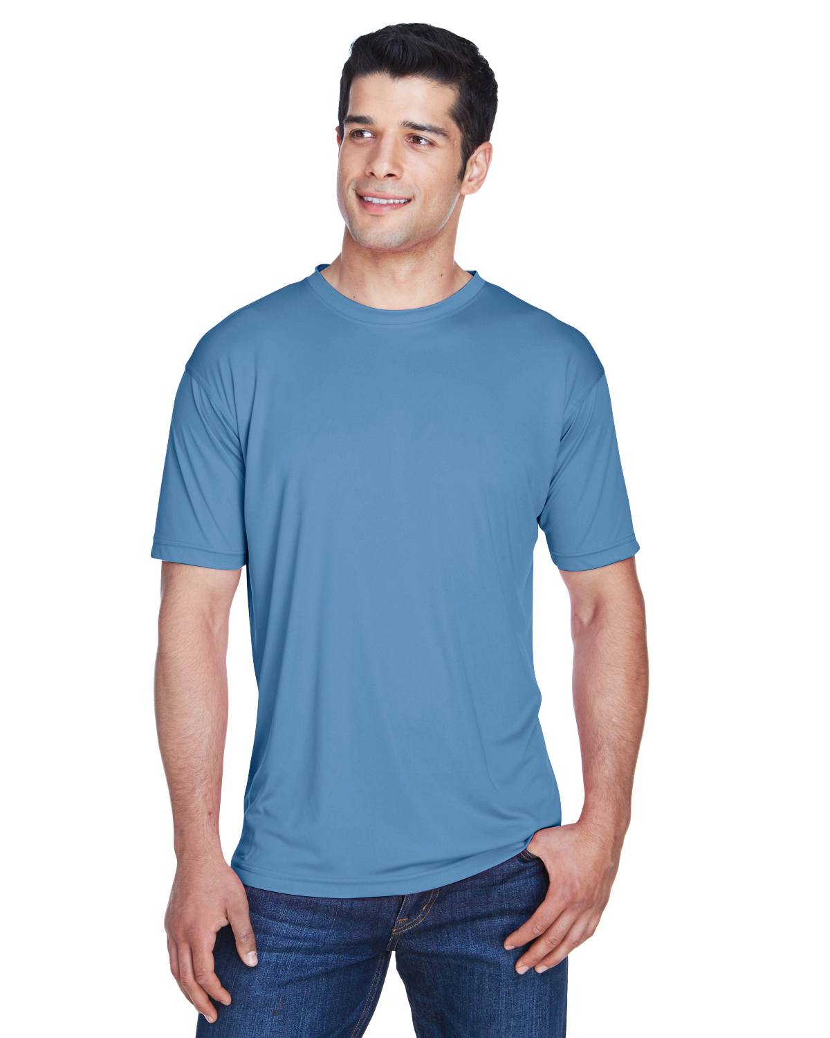 UltraClub 8420 - Men's Cool & Dry Sport Performance Interlock T-Shirt Forest Green - S