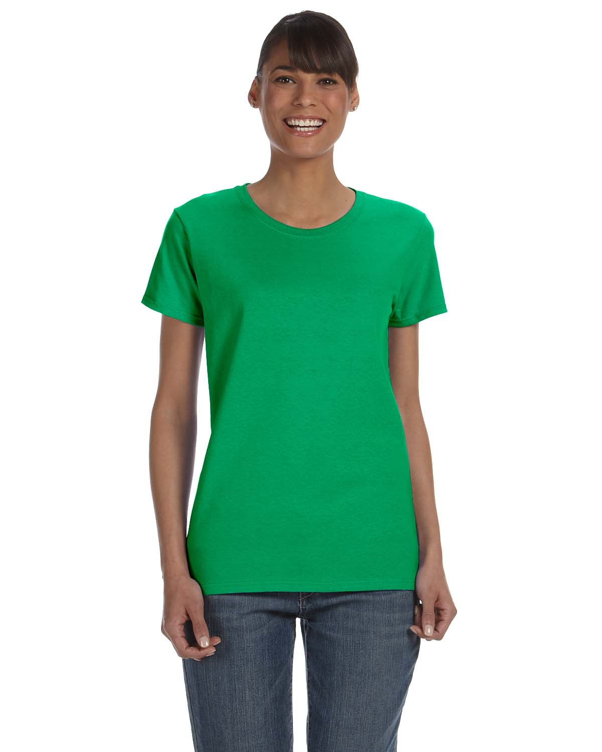 Gildan Ladies' Heavy Cotton T-Shirt - Irish Green - 3XL