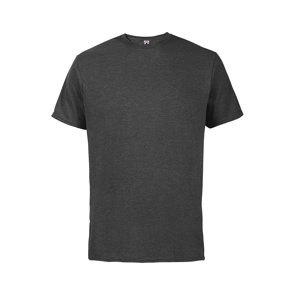 Delta 12600L Delta Soft Adult 4.3 oz. Soft spun Tee (new updated fit) - E9  C Charcoal Heather - XL