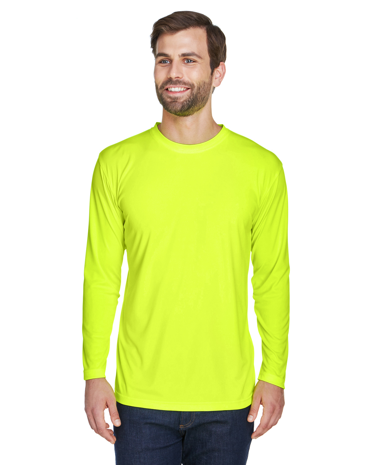 UltraClub 8422 | Adult Cool & Dry Sport Long-Sleeve Performance