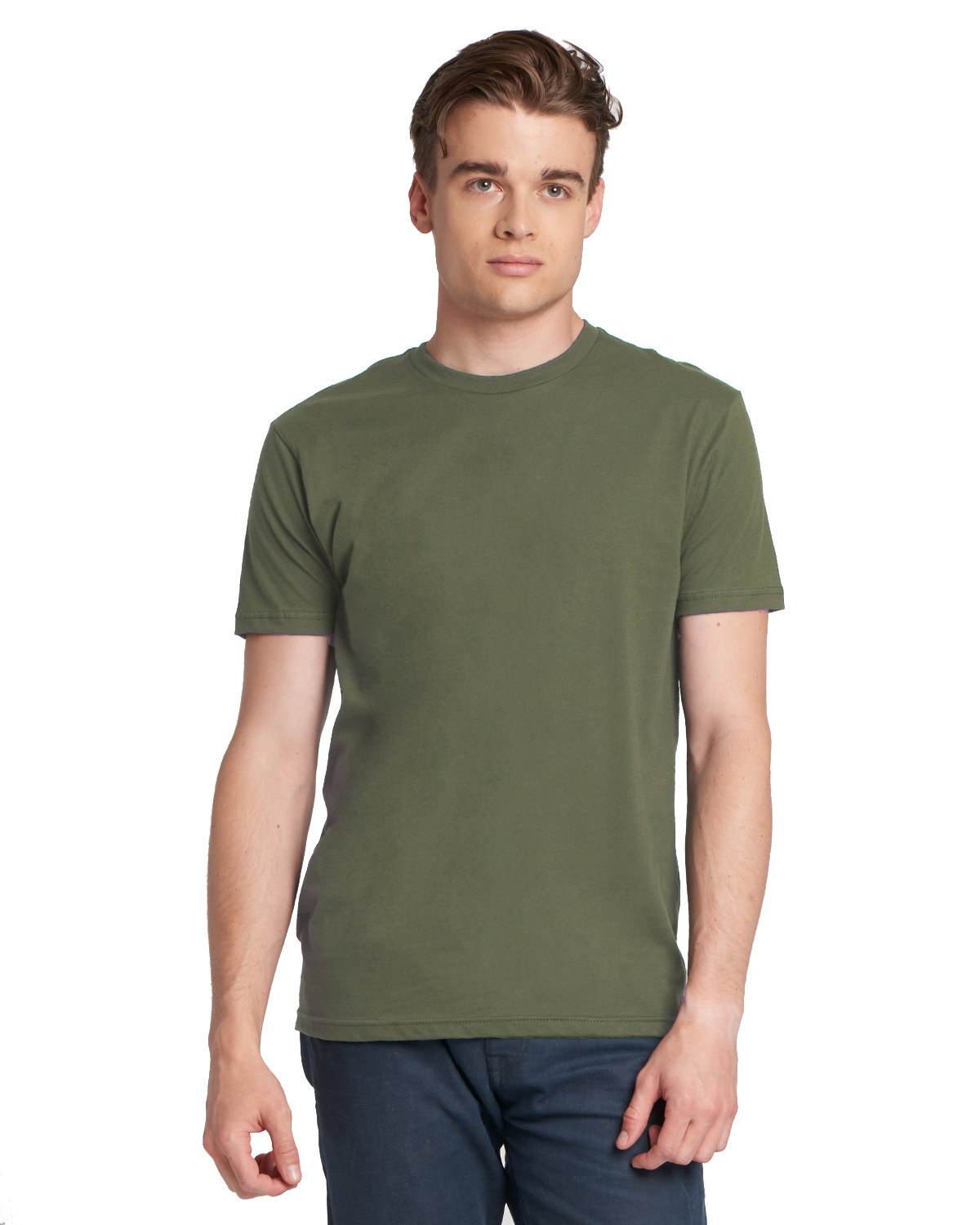 Next Level 3600 Unisex Cotton T-Shirt–Military Green (XL)