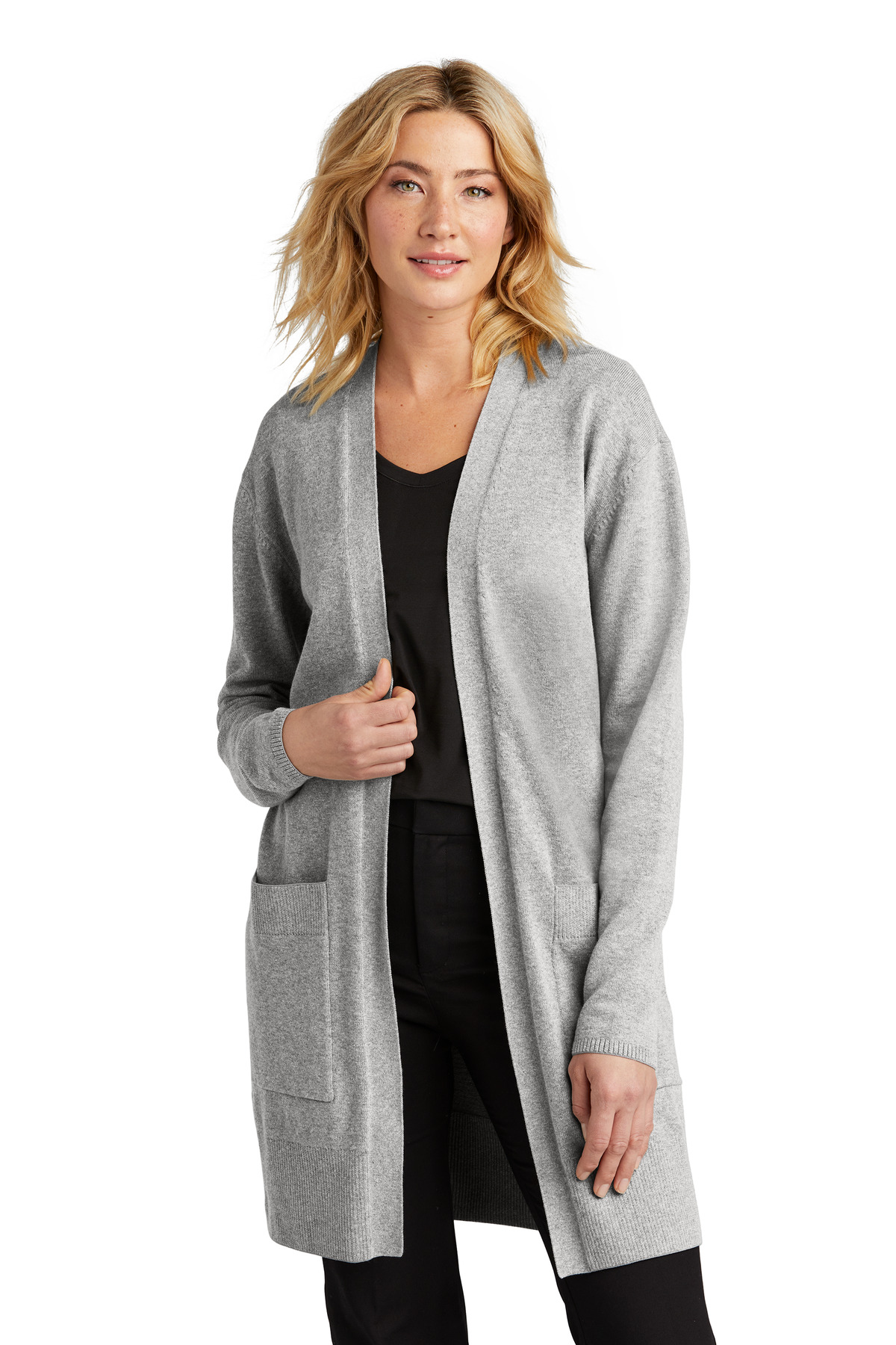 Mercer+Mettle MM3023 Mercer+Mettle ™ Women's Open Front Cardigan Sweater