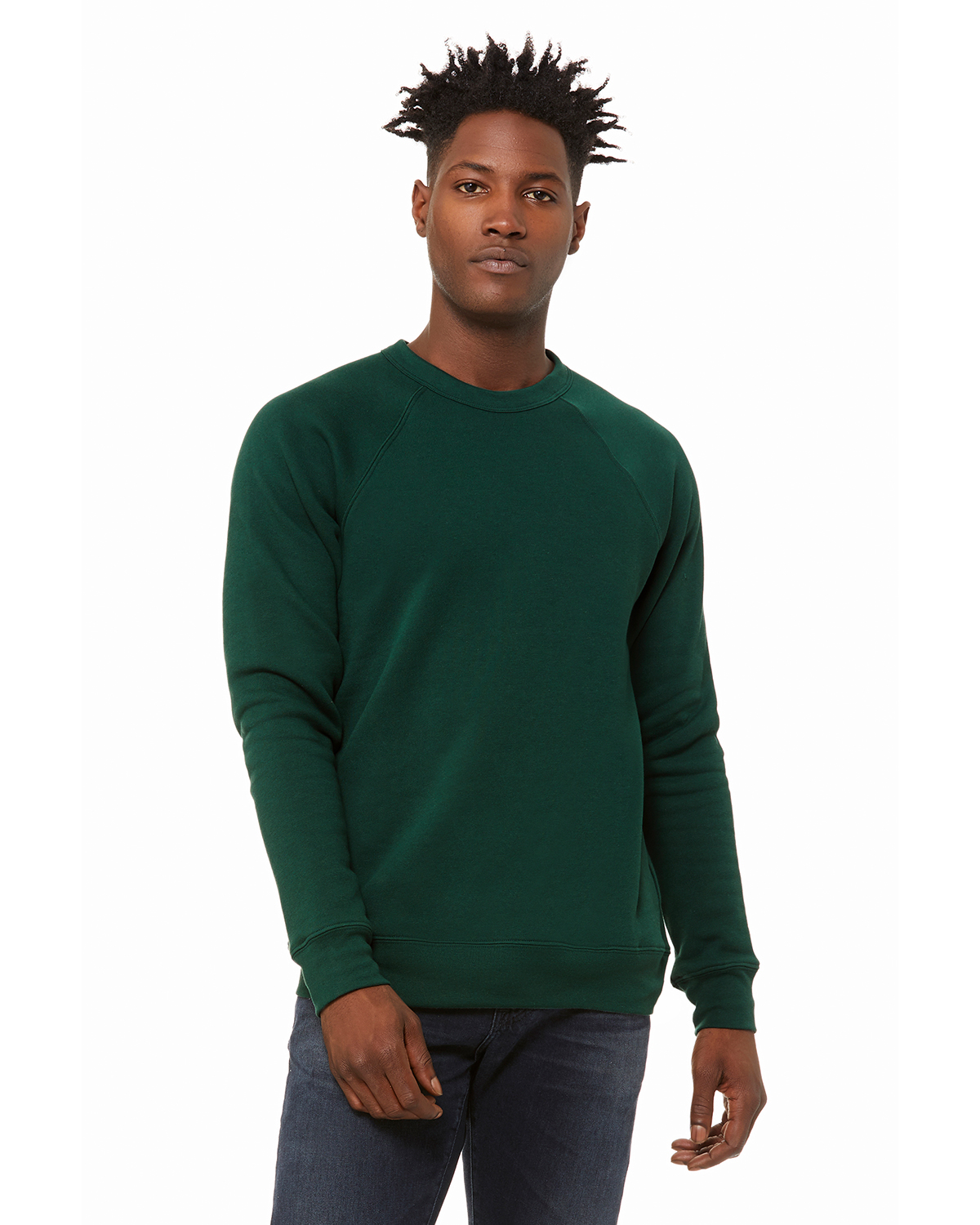 Bella + Canvas 3901 | Unisex Sponge Fleece Raglan Sweatshirt | ShirtSpace