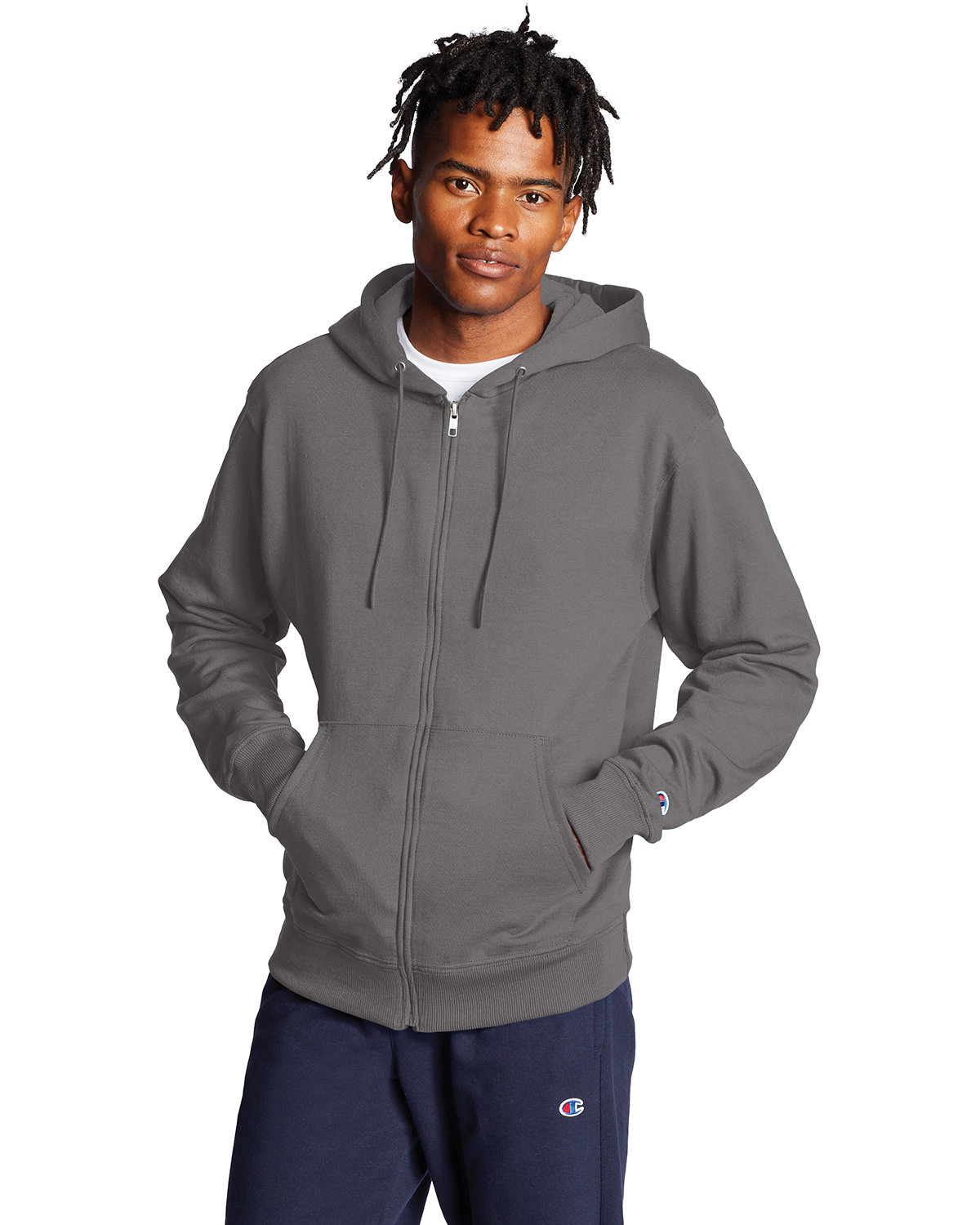 Champion S800 | Adult 9 oz. Powerblend® Full-Zip Hood | ShirtSpace