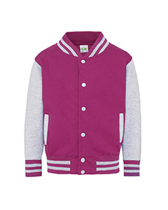 Just Hoods By AWDis JHY043 | Youth 80/20 Heavyweight Letterman Jacket ...