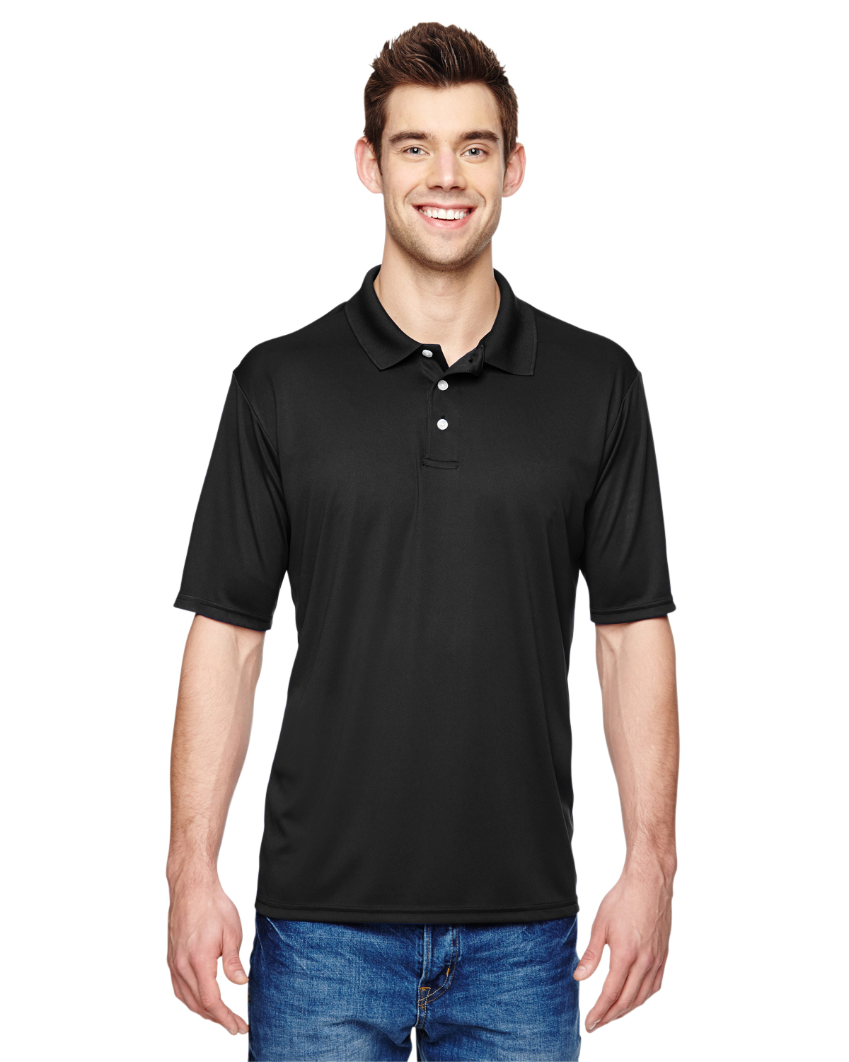 https://images.shirtspace.com/fullsize/T425ZFjqA%2BgB7wXz64pIbw%3D%3D/112906/4548-hanes-4800-men-s-4-oz-cool-dri-with-fresh-iq-polo-front-black.jpg