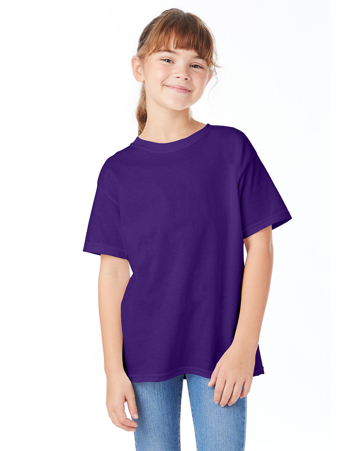 Hanes 5480 | Youth 5.2 oz., Comfortsoft® Cotton T-Shirt | ShirtSpace