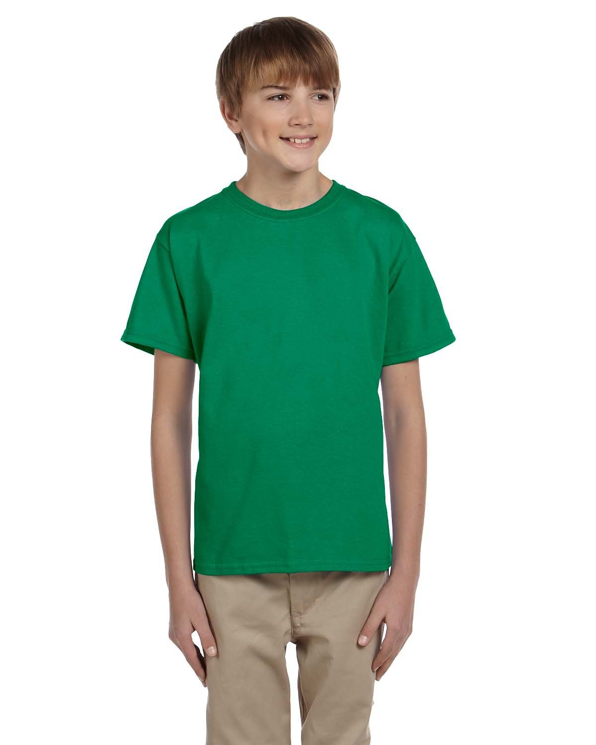 Kids Tie Dye T-shirt - Kelly Green, Small 