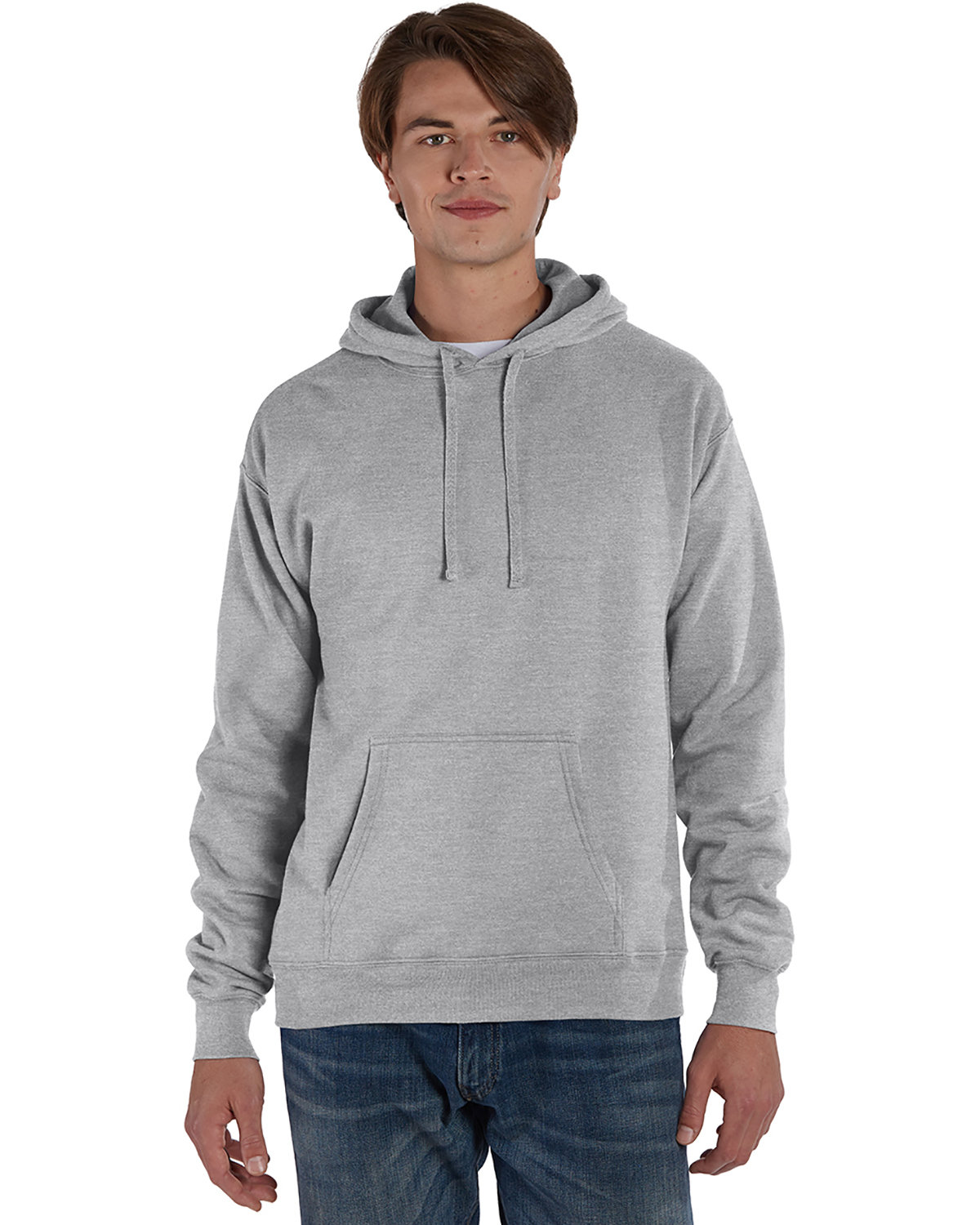 Hanes RS170, Adult Perfect Sweats Pullover Hooded Sweatshirt
