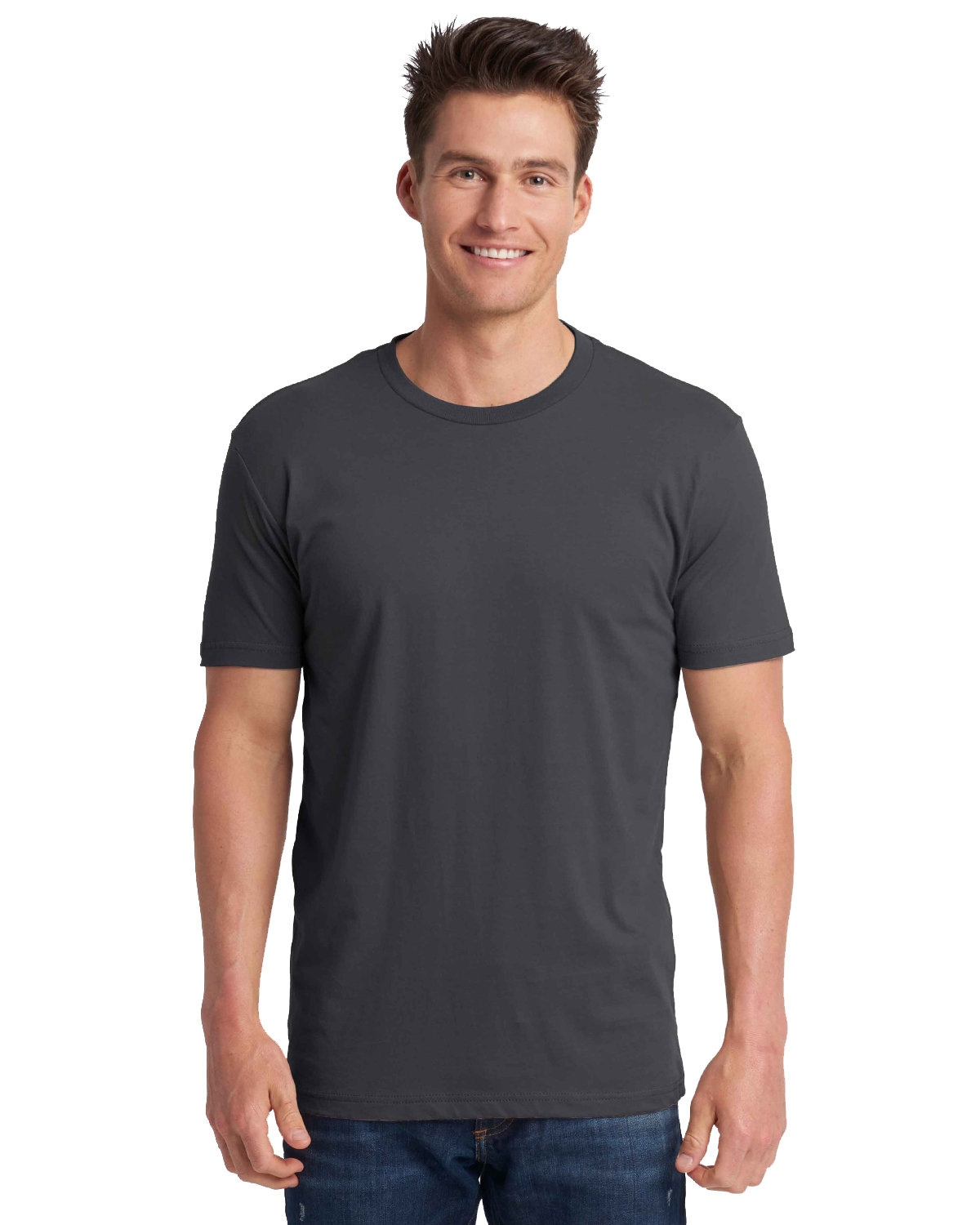 Next Level Apparel Men's Cotton Long-Sleeve Crew