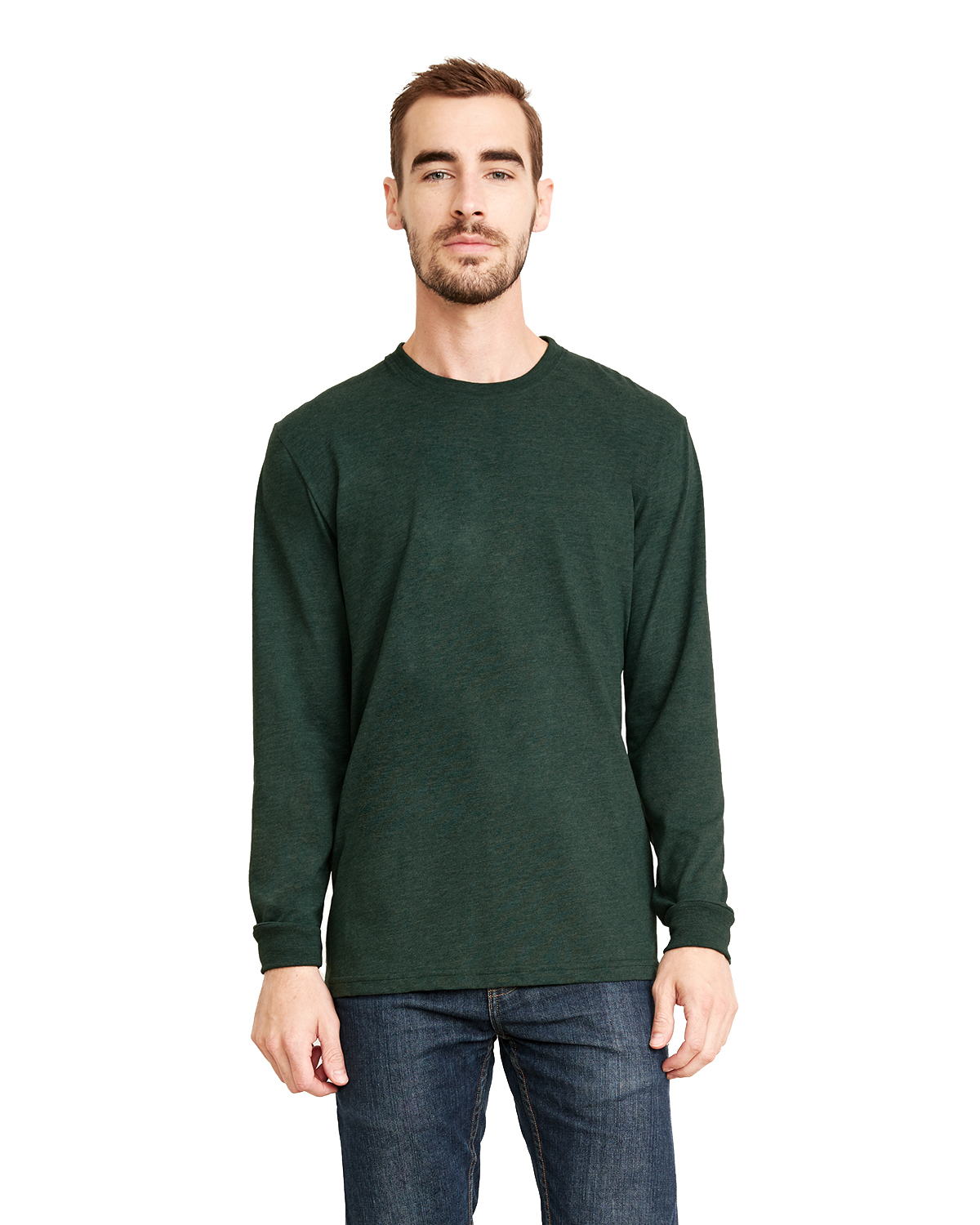 Next Level 6411 | Unisex Sueded Long-Sleeve Crew | ShirtSpace