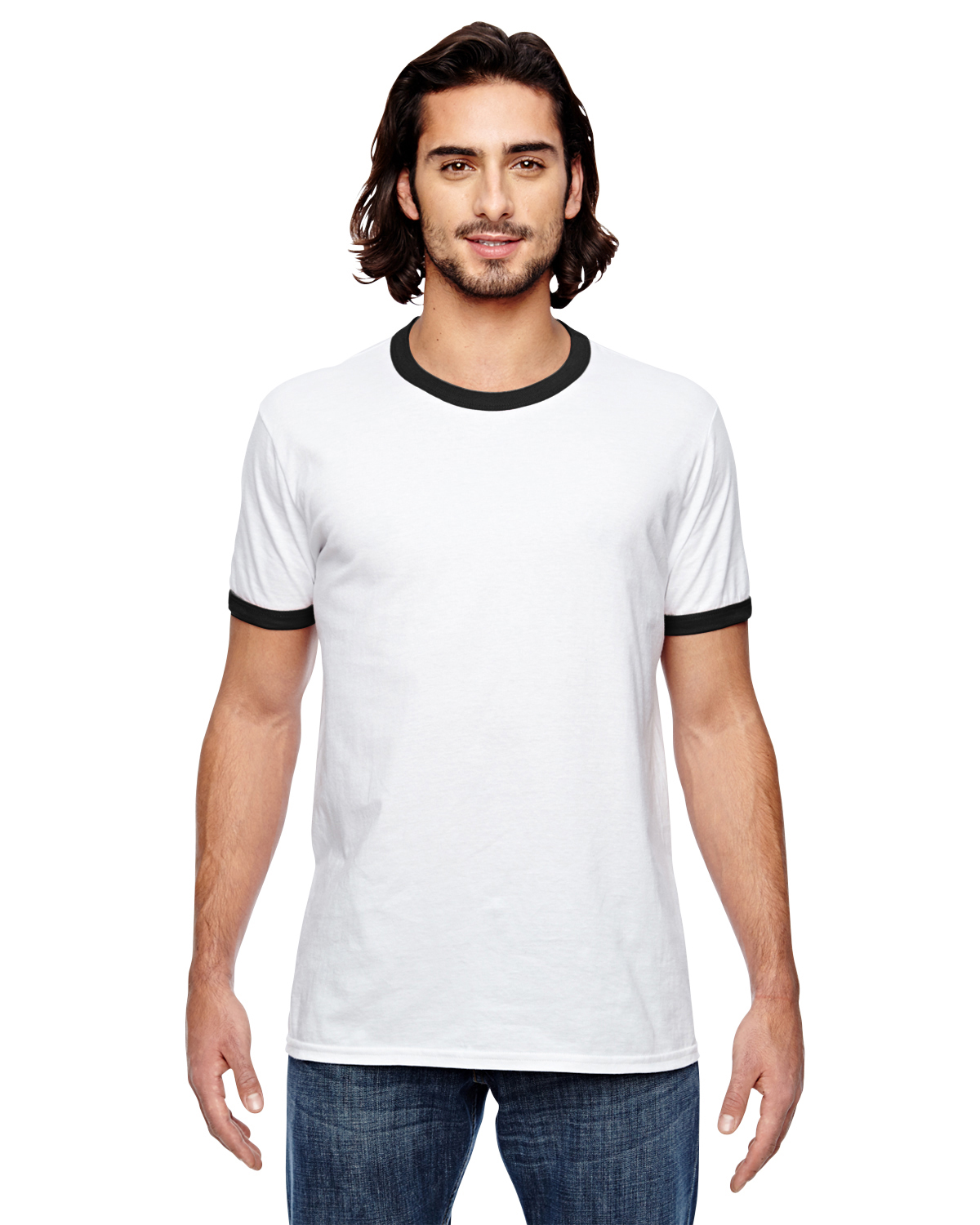 Anvil 988AN | Adult Lightweight Ringer T-Shirt | ShirtSpace