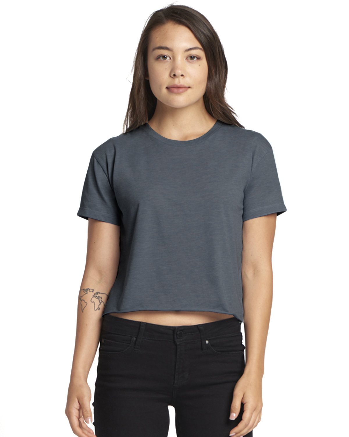 【as\"on】HOLIDAY CROPPED T-SHIRT croppedt-shirt-espresso_grande