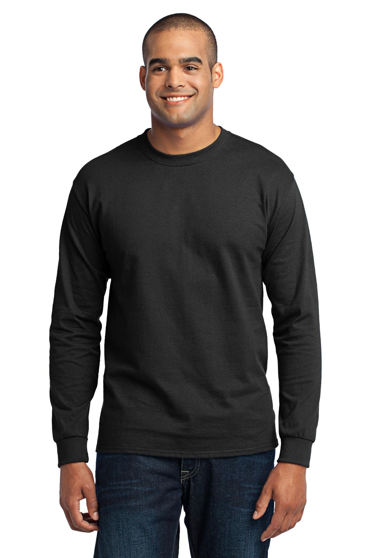 Port & Company PC55LS | Long Sleeve Core Blend Tee | ShirtSpace Port & Company PC55LS | Long Sleeve Core Blend Tee | ShirtSpace