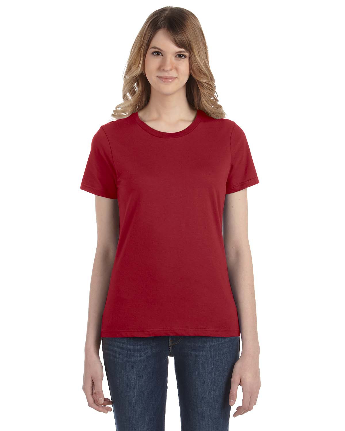 Ladies hot sale red tshirt