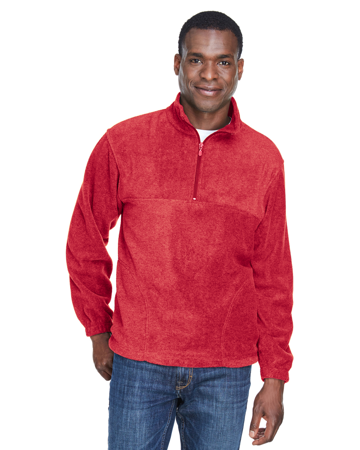 Harriton shop fleece pullover