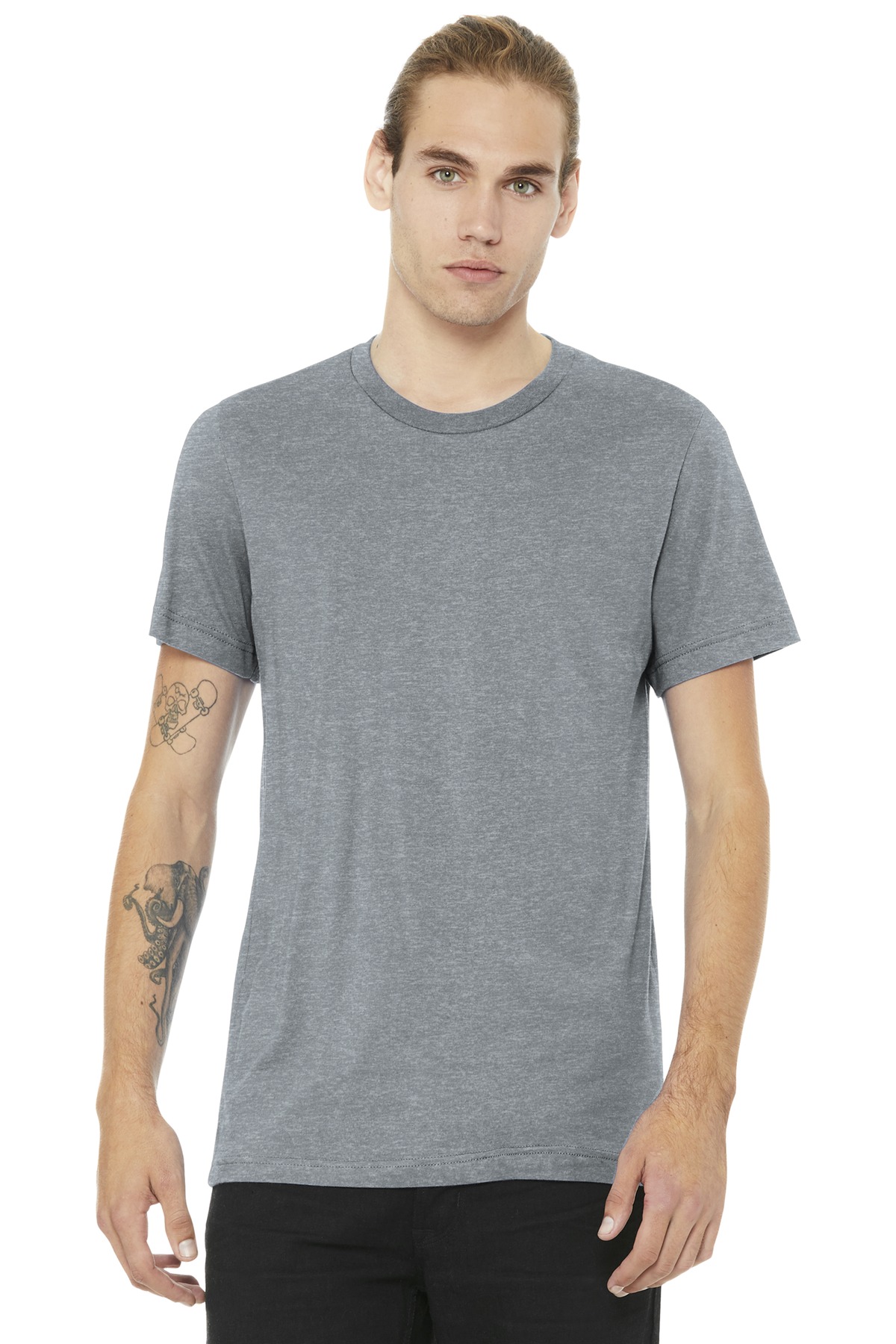 bella canvas heather cool grey