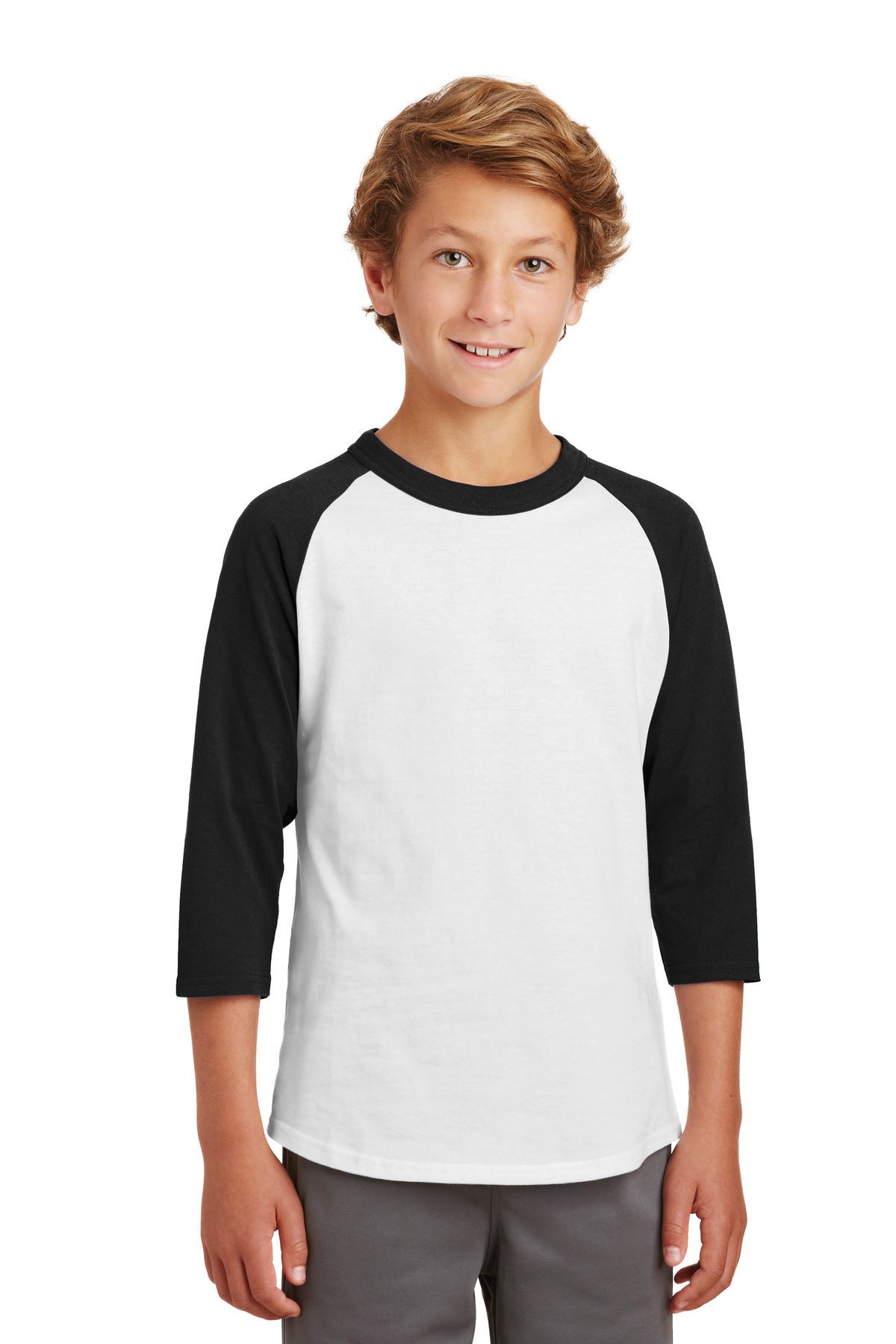 Sport-Tek YT200 | Youth Colorblock Raglan Jersey | ShirtSpace