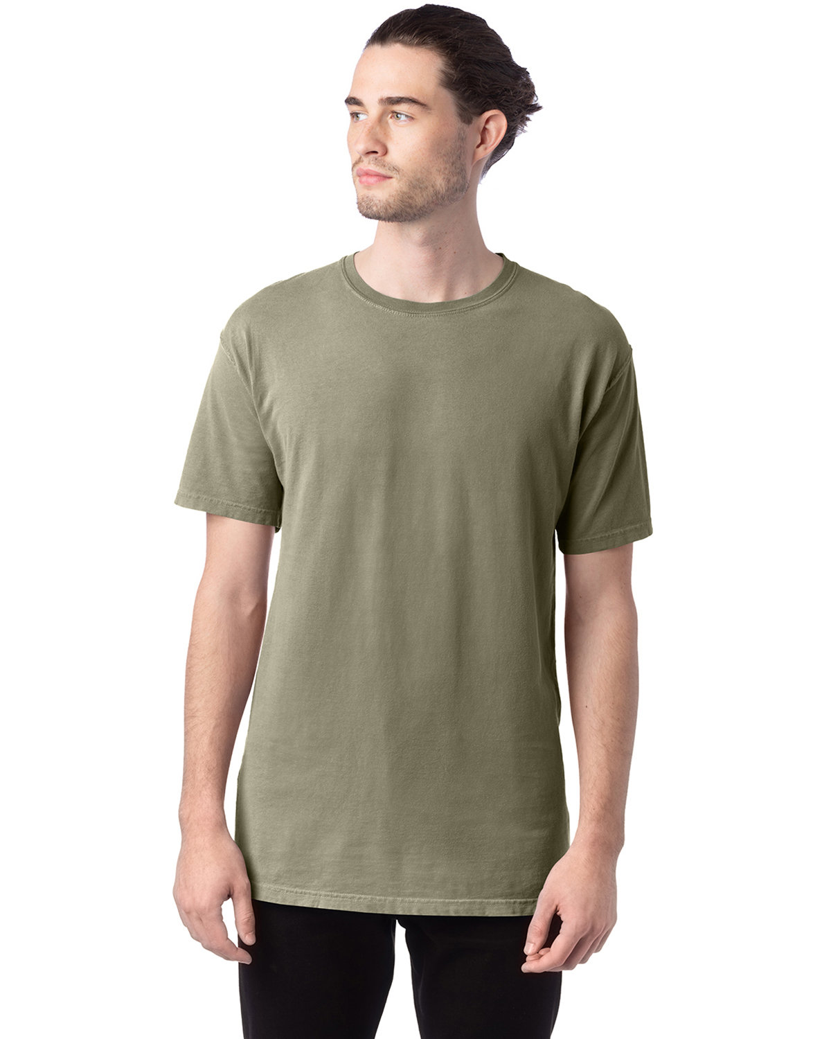 100% | T-Shirt ShirtSpace GDH100 ComfortWash 5.5 Hanes oz., Cotton Ringspun Garment-Dyed by Men\'s |