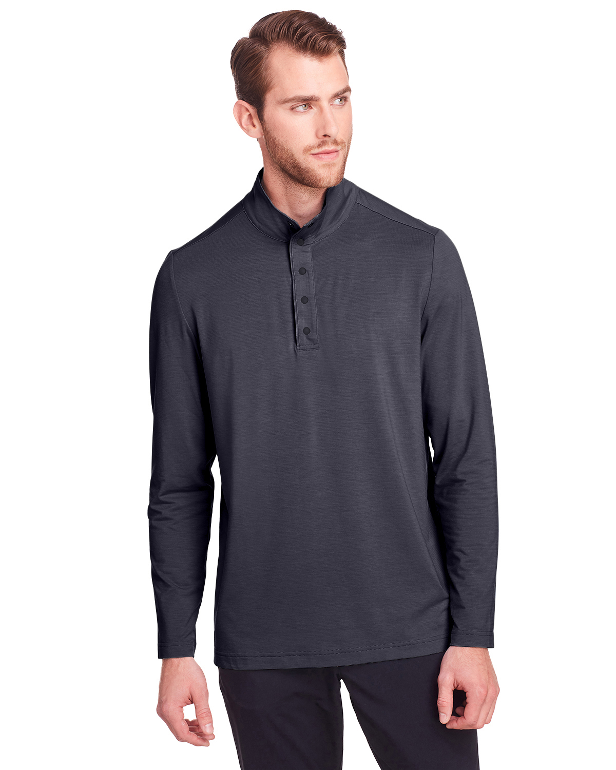 North End NE400 | Men's Jaq Snap-Up Stretch Performance Pullover ...