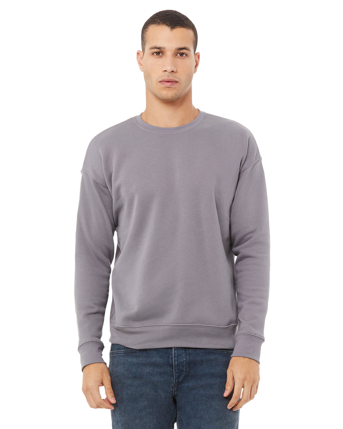 Bella Canvas 3945 Unisex Drop Shoulder Fleece Storm XS