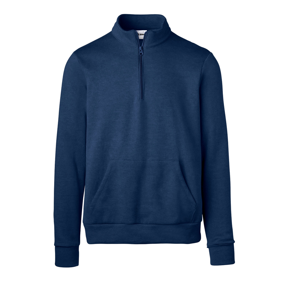 Soffe Adult Full Zip Mock Neck Sweatshirt