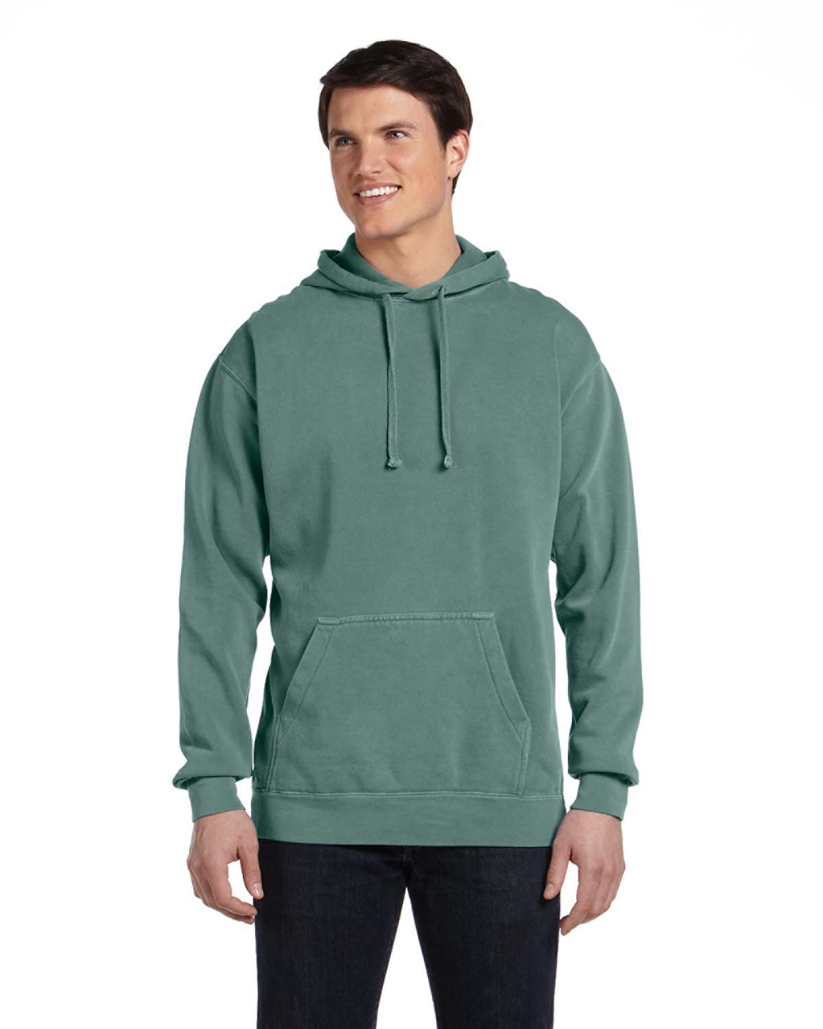 Comfort Colors 1567 Ring Spun Hooded Sweatshirt–Light Green (3XL)