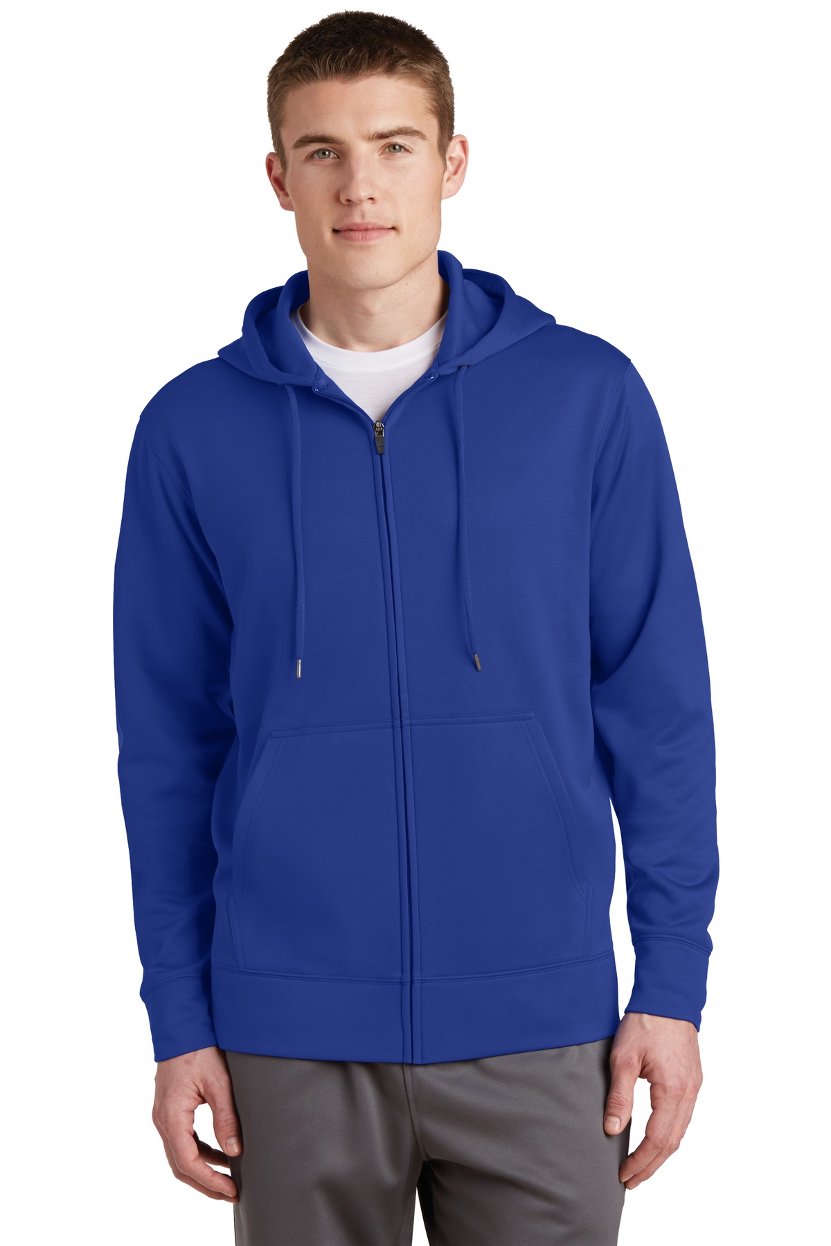 Sport-Tek ST238 | Sport-Wick ® Fleece Full-Zip Hooded Jacket | ShirtSpace