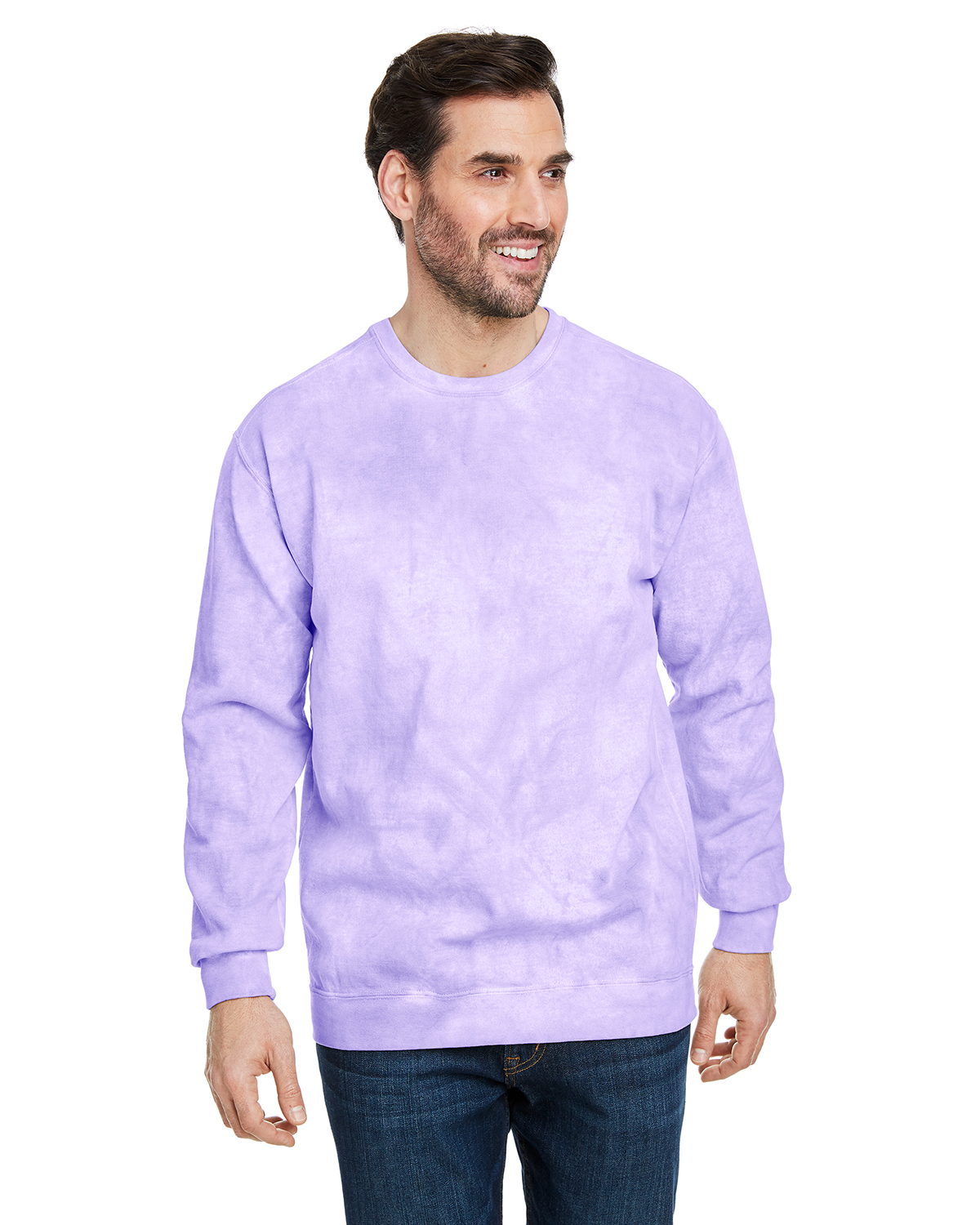 Light purple crewneck online sweatshirt