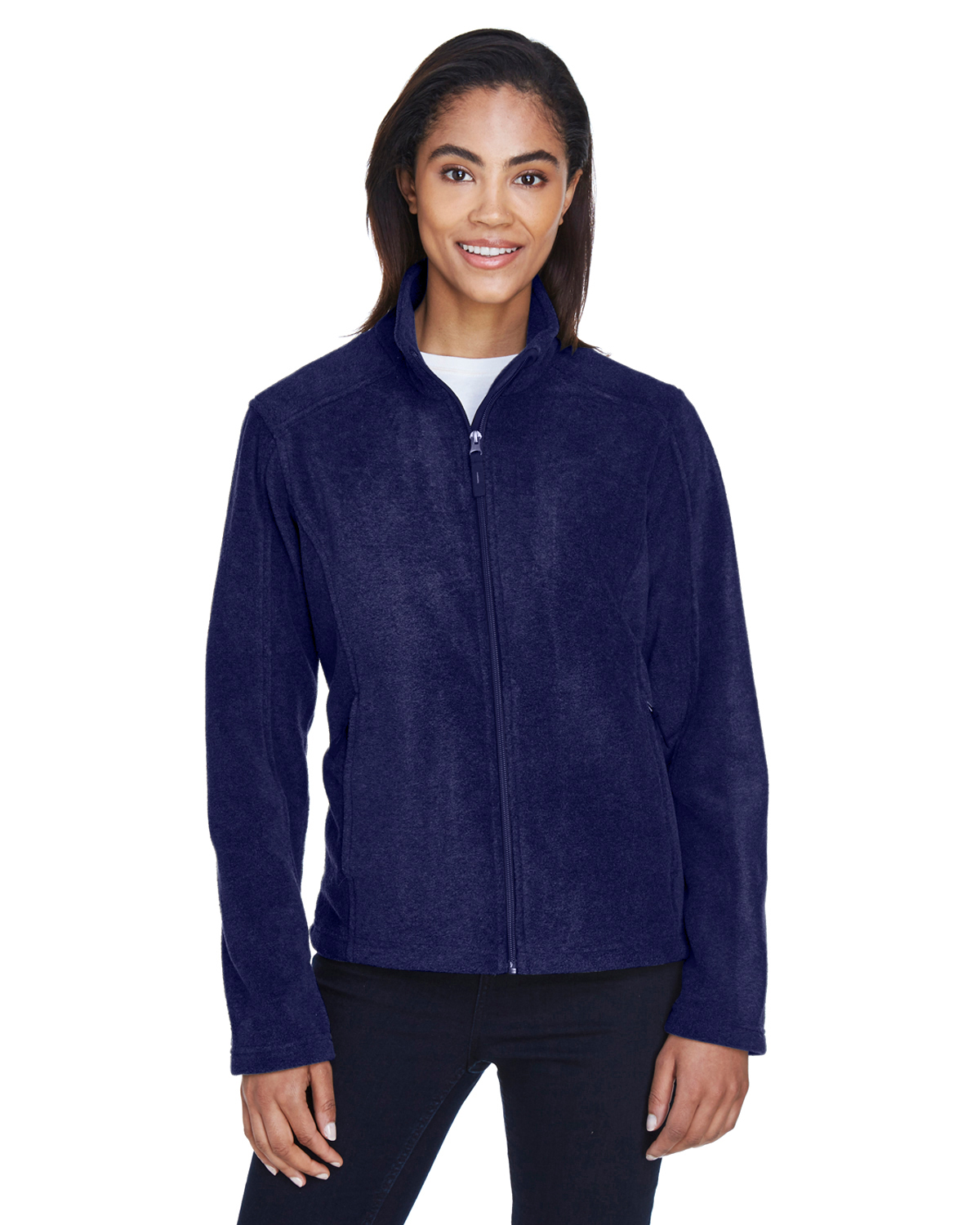 Ladies navy shop fleece jacket