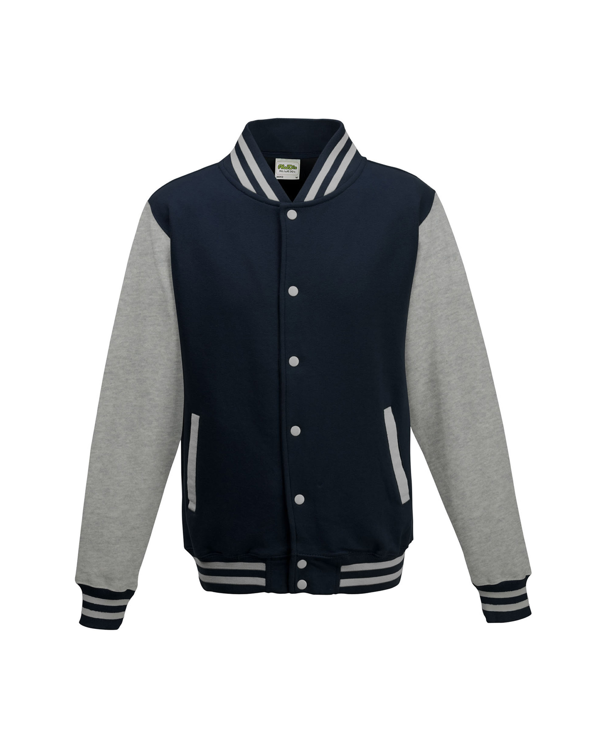 Just Hoods By AWDis JHA043 Men s 80 20 Heavyweight Letterman Jacket ShirtSpace