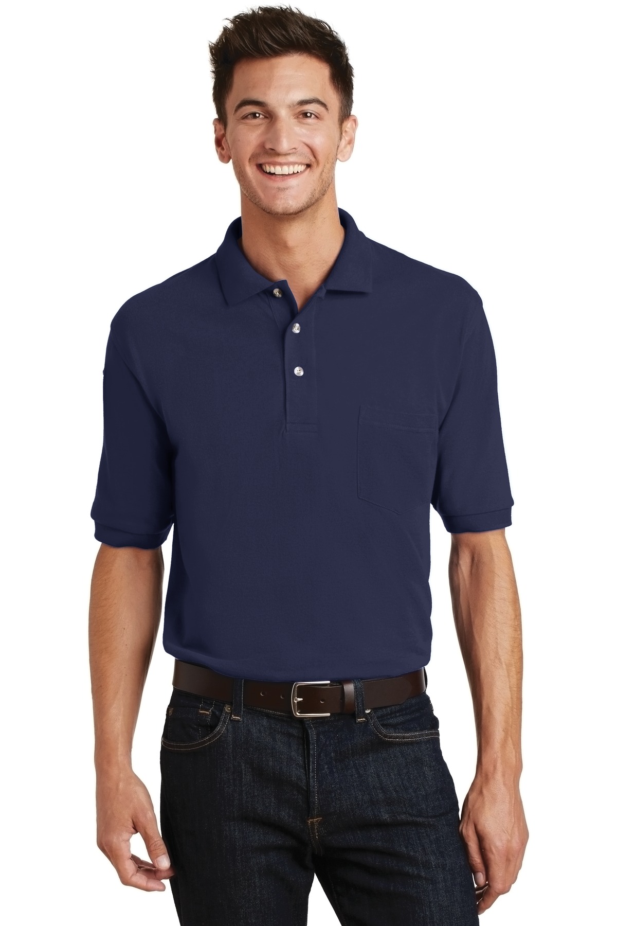 Heavyweight cotton polo store shirts