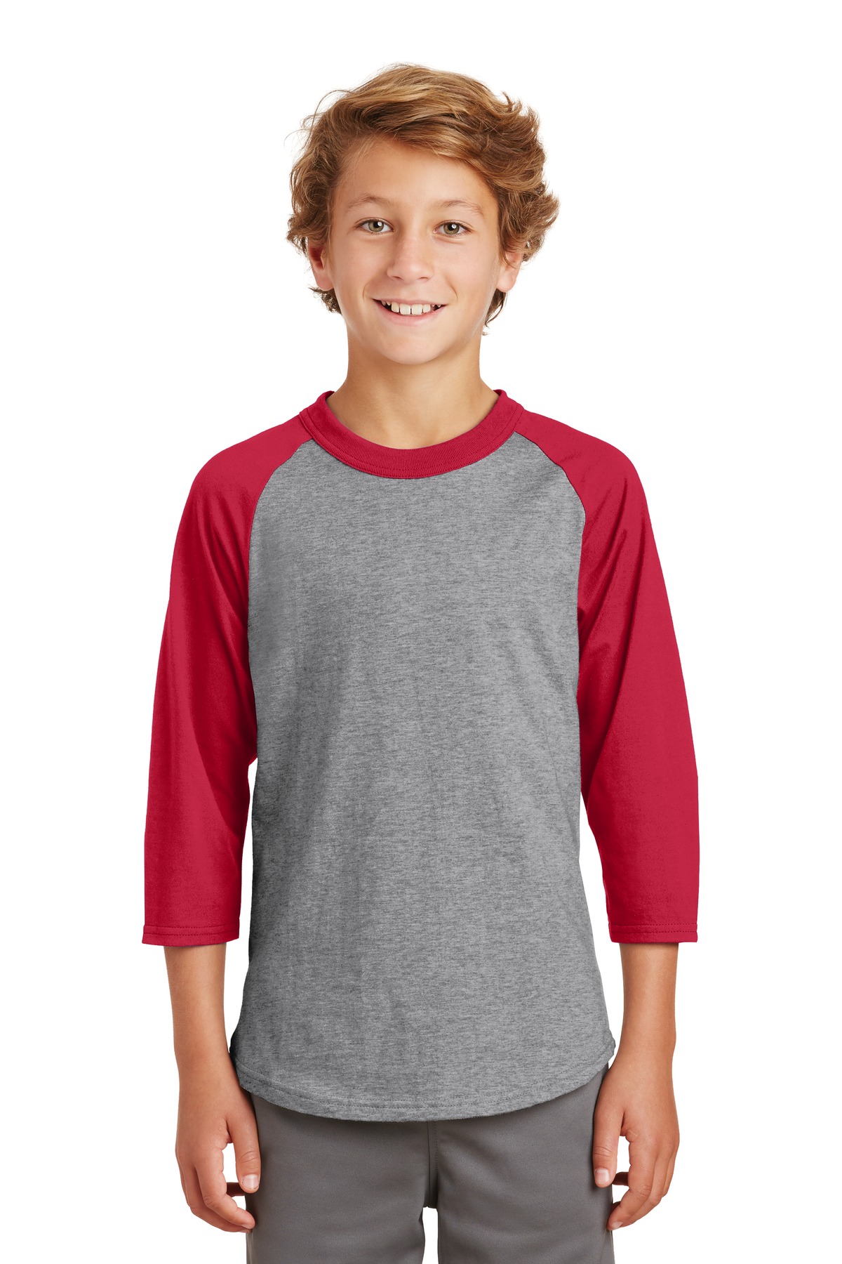 Sport-Tek YT200 | Youth Colorblock Raglan Jersey | ShirtSpace