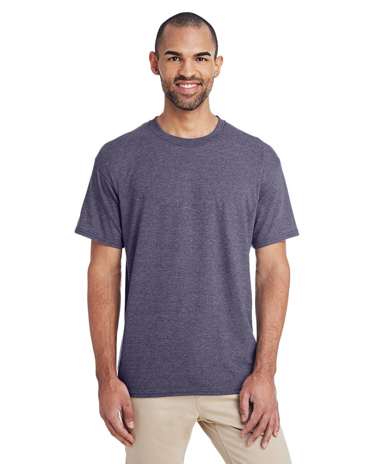 Gildan heather store navy t shirt